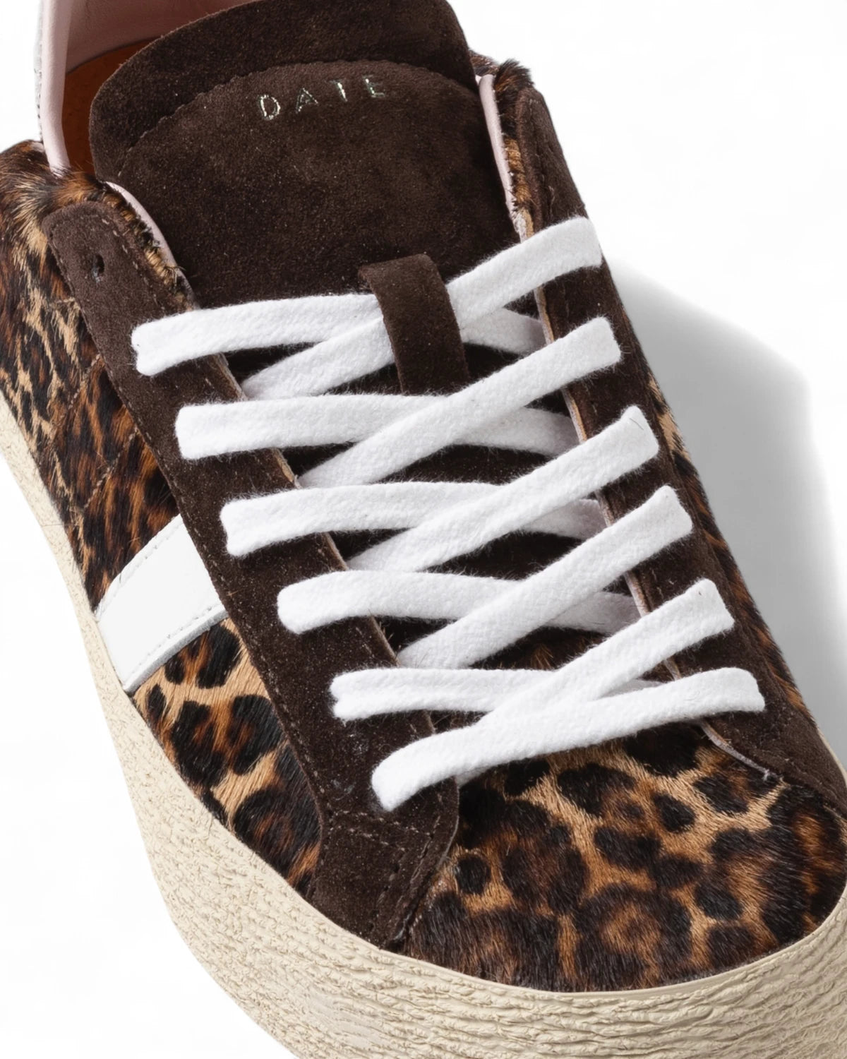 Sneakers Hill Low Leopard Marrone in Cavallino Animalier-D.A.T.E.-Sneakers-Vittorio Citro Boutique