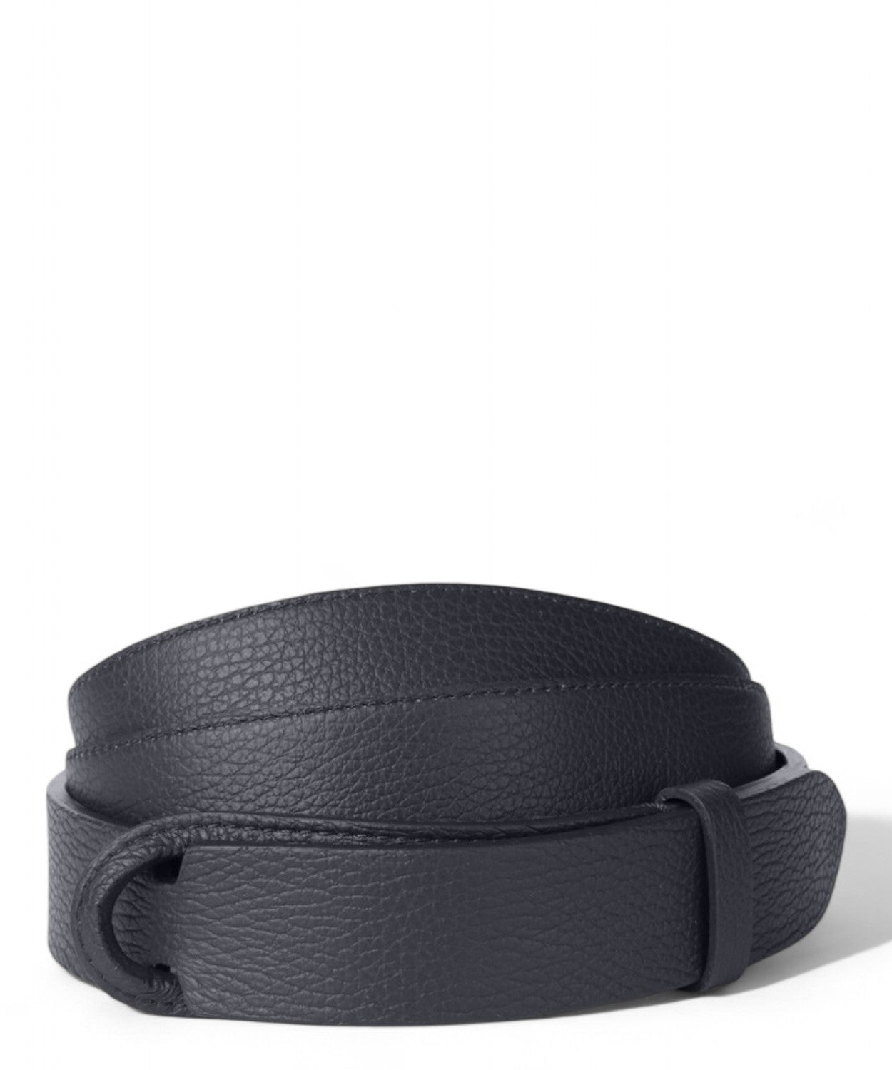 Cintura Nobuckle Micron in Pelle Martellata Senza Fibbia-Orciani-Cinture-Vittorio Citro Boutique