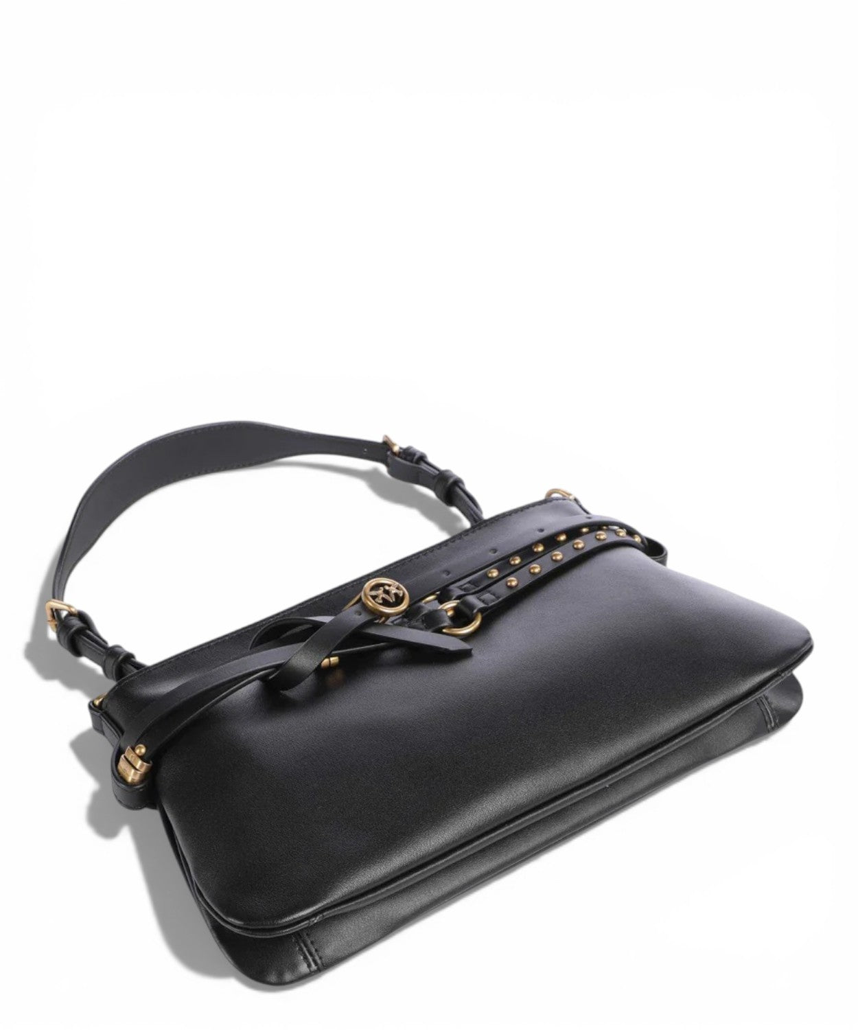 Borsa a Spalla Pinko Belt Mini in Pelle