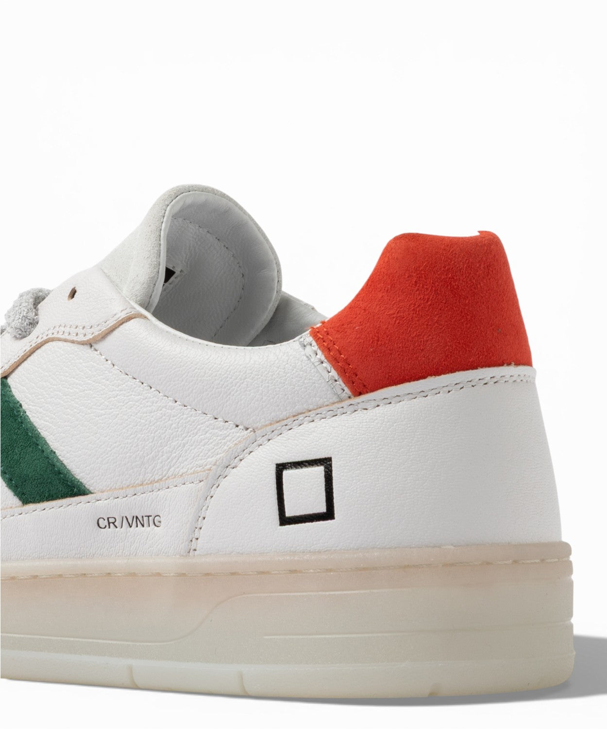 Sneakers D.A.T.E. Court 2.0 Natural White-Orange