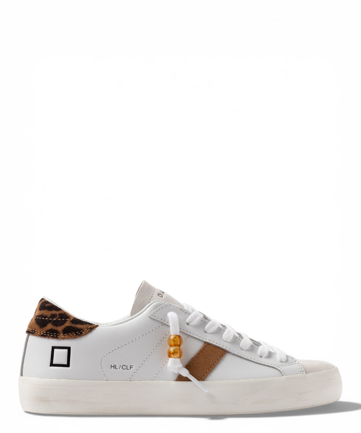 Sneakers D.A.T.E. Hill Low Calf White-Leopard