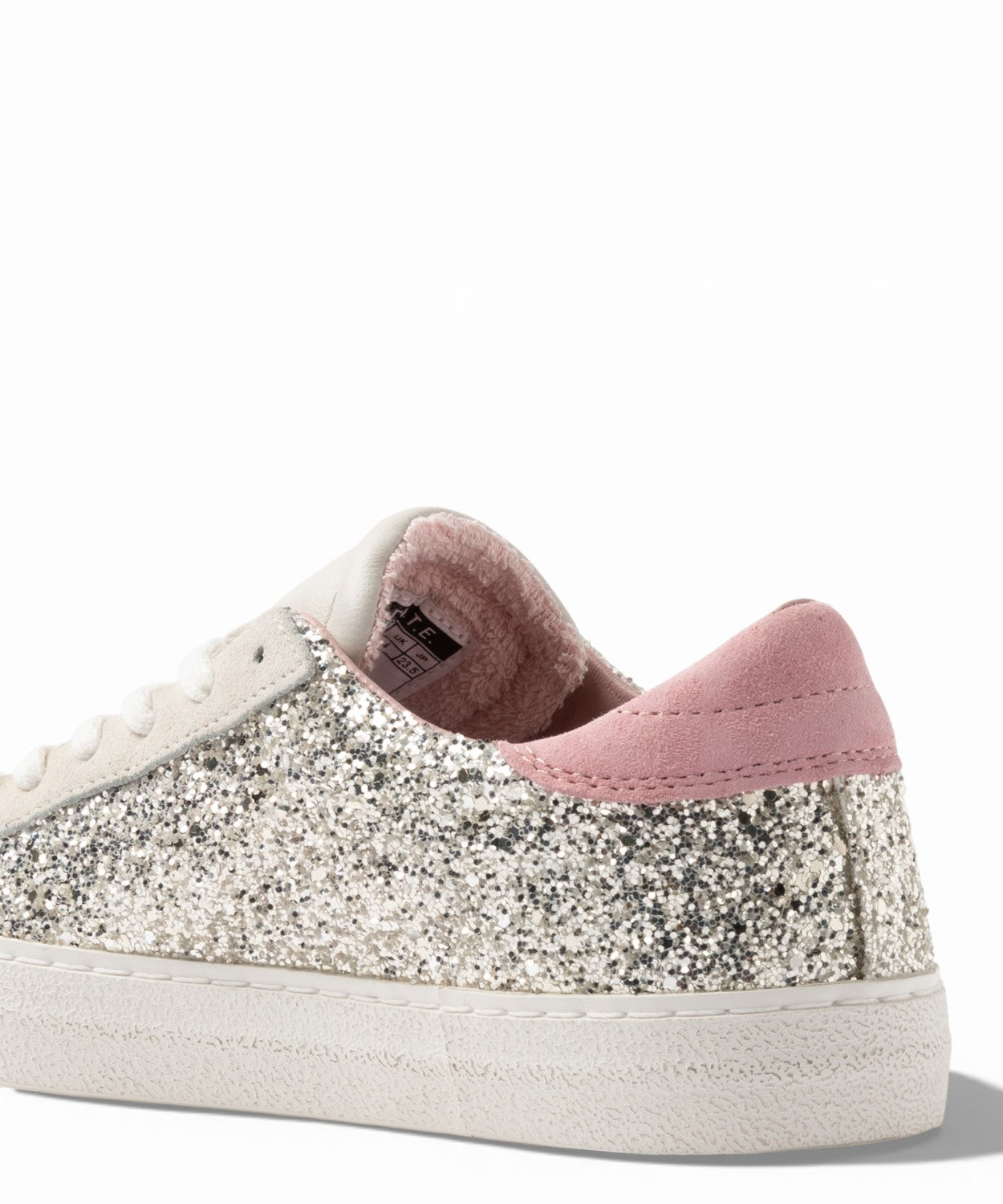 D.A.T.E. Sneakers Glitter Platinum