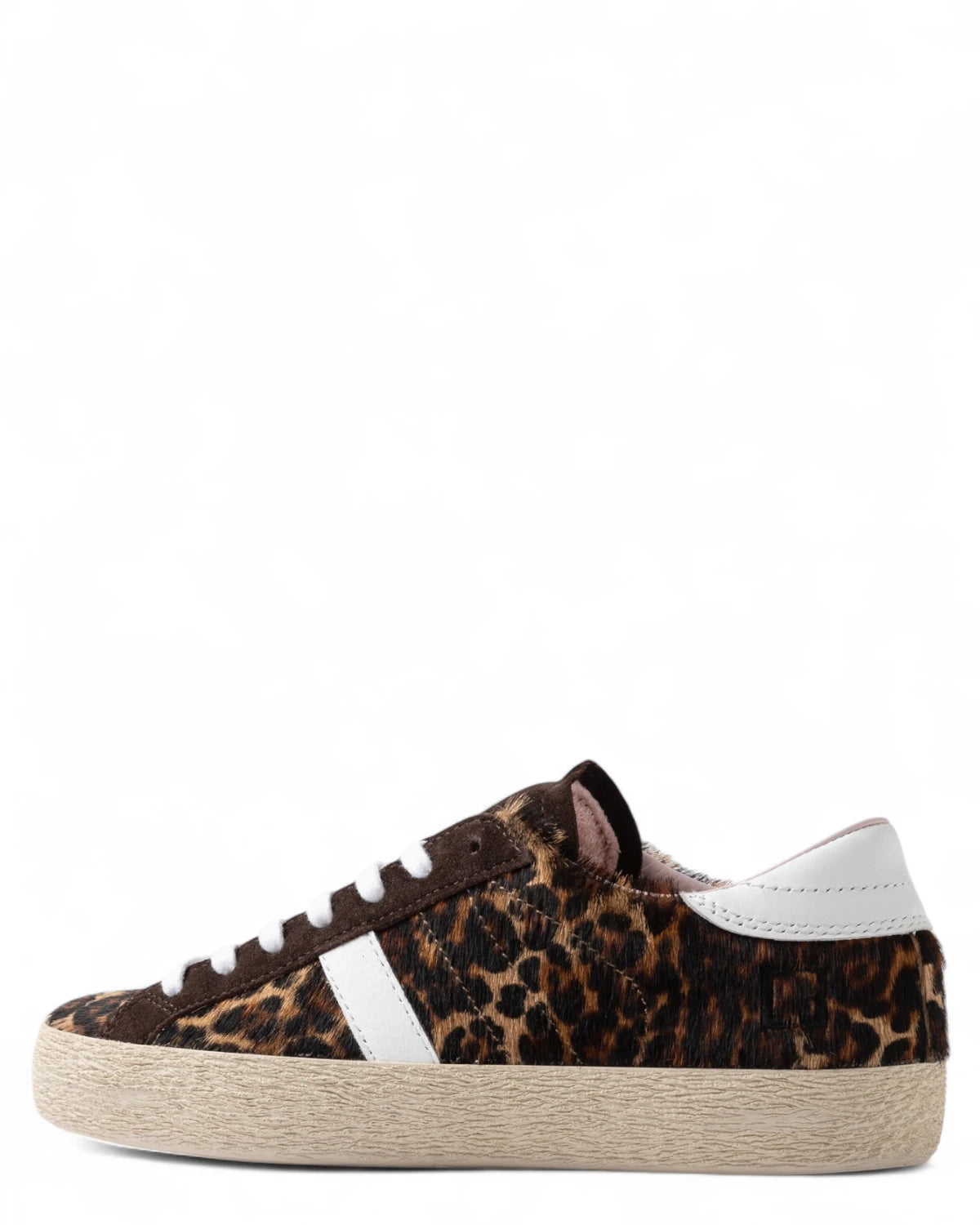Sneakers Hill Low Leopard Marrone in Cavallino Animalier-D.A.T.E.-Sneakers-Vittorio Citro Boutique