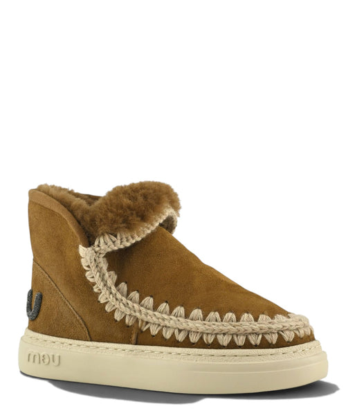 Mou Eskimo Sneaker Bold Glitter Logo en peau lainée