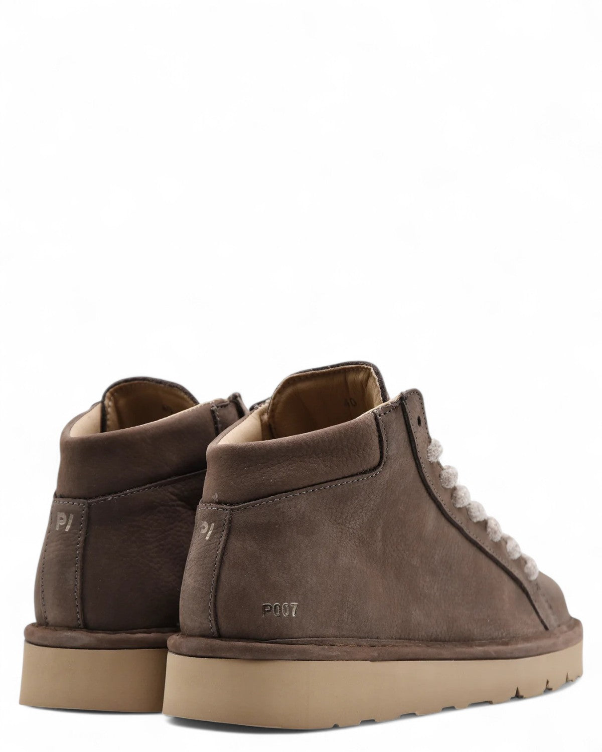 P007 Polacchini Ankle Boot in nabuck-PANCHIC-Stringate-Vittorio Citro Boutique