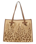Gianni Chiarini Marcella Bag in Paglia Ricamata