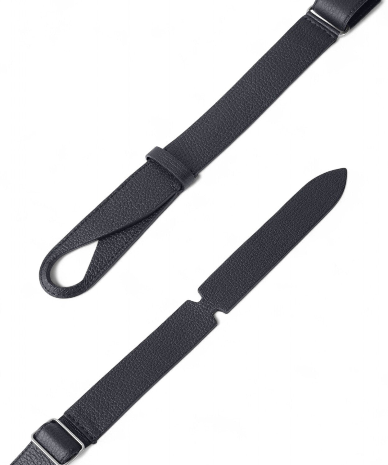 Cintura Nobuckle Micron in Pelle Martellata Senza Fibbia-Orciani-Cinture-Vittorio Citro Boutique