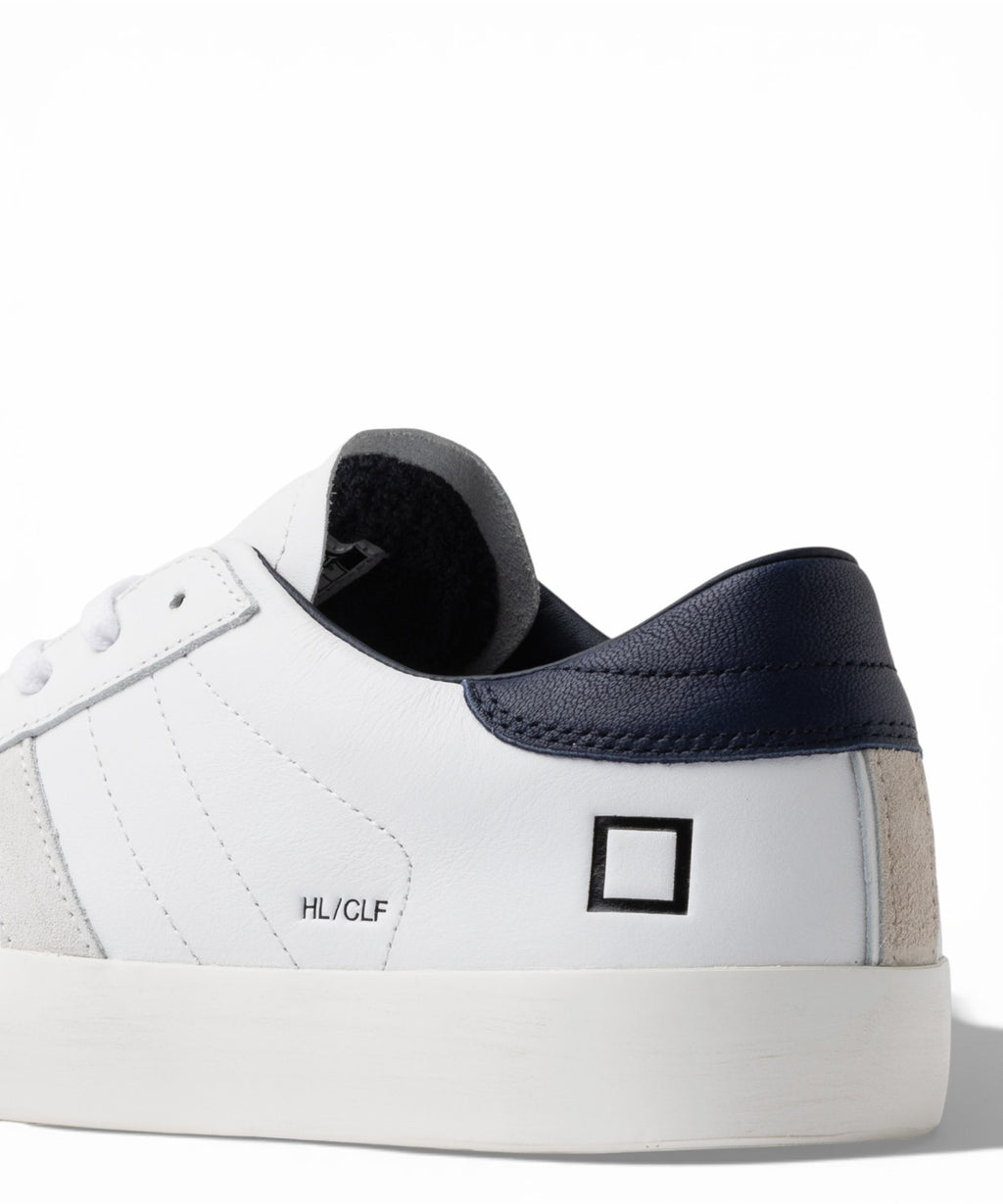 Baskets D.A.T.E. Hill Low Veau Blanc-Bleu