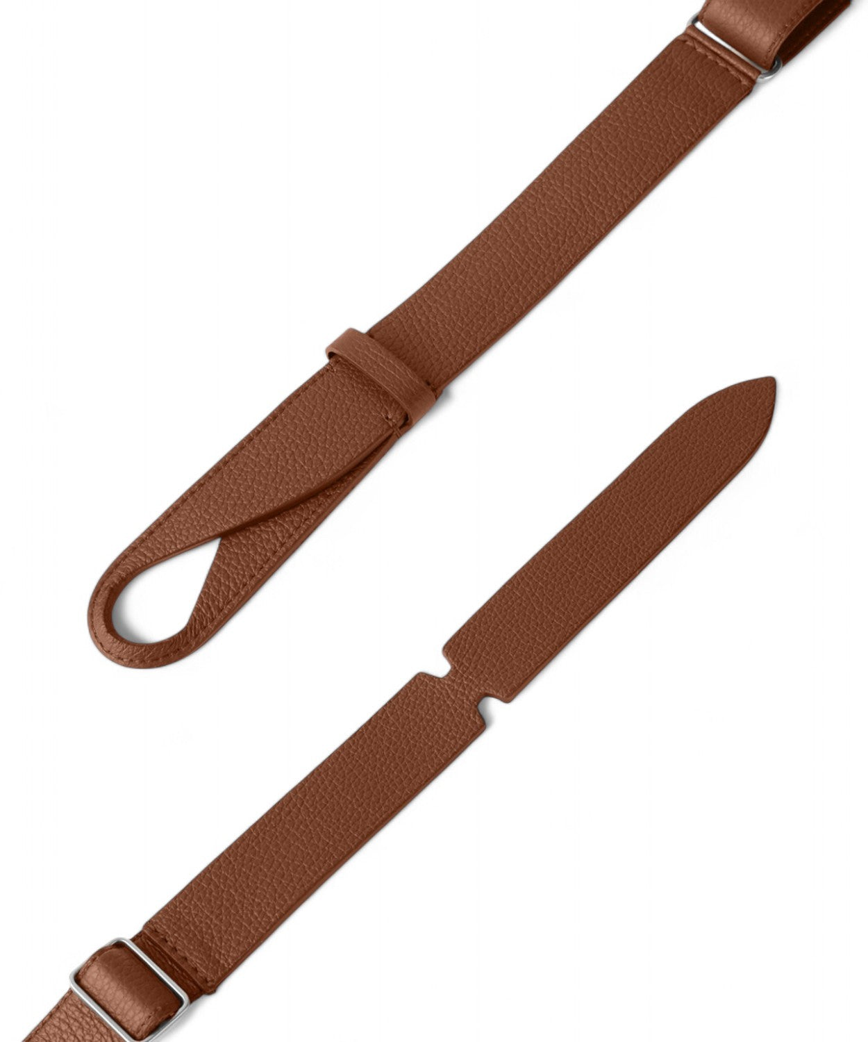 Cintura Nobuckle Micron in Pelle Martellata Senza Fibbia-Orciani-Cinture-Vittorio Citro Boutique