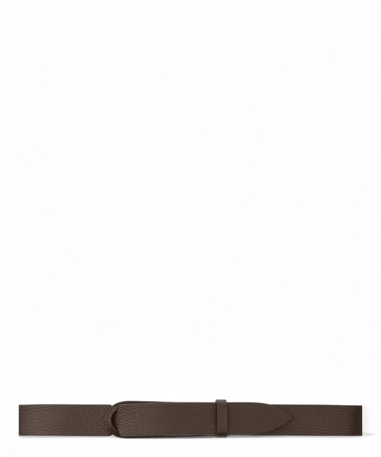 Cintura Nobuckle Micron in Pelle Martellata Senza Fibbia-Orciani-Cinture-Vittorio Citro Boutique