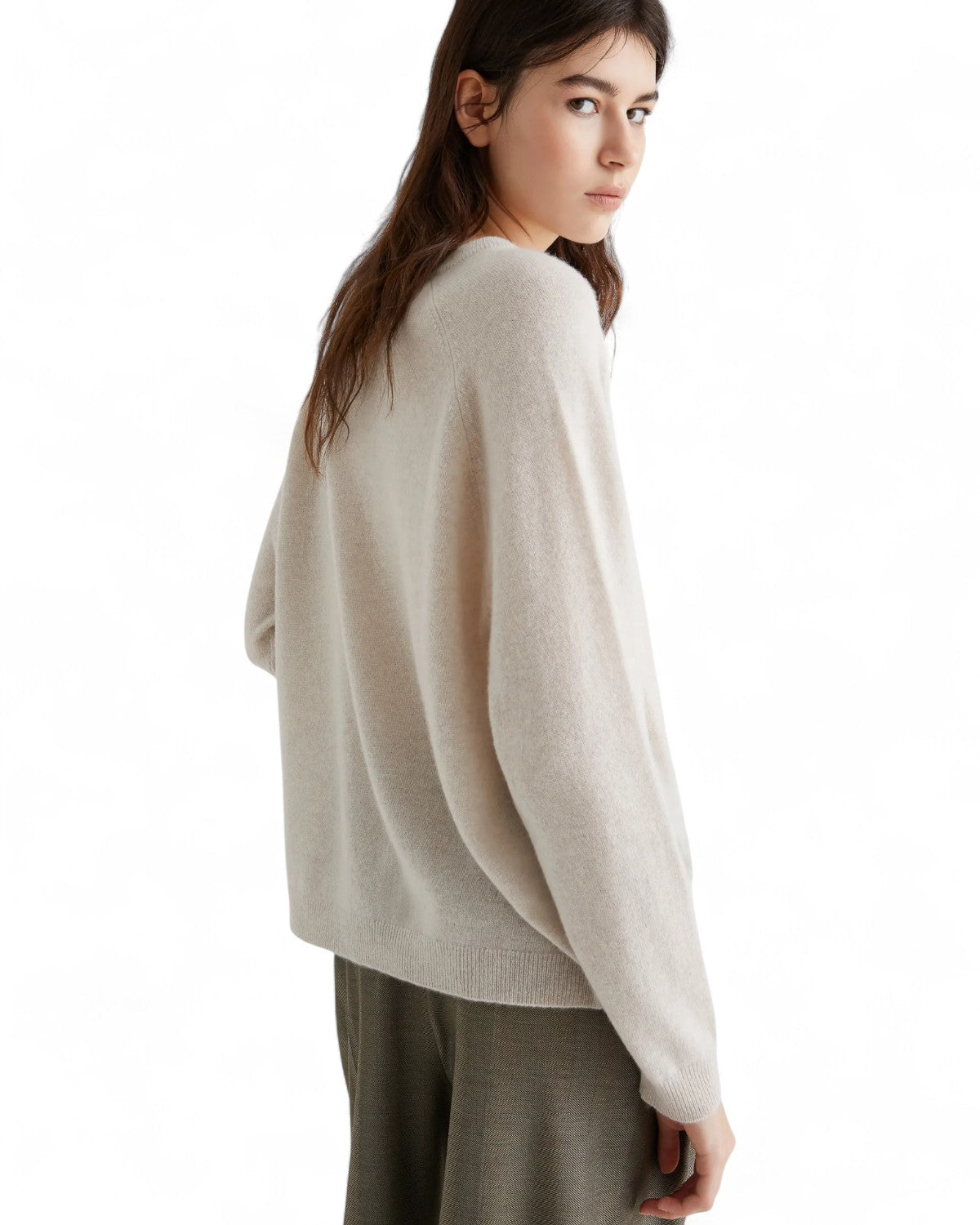 Maglia oversize in cashmere e maniche raglan-Marella-Maglieria-Vittorio Citro Boutique