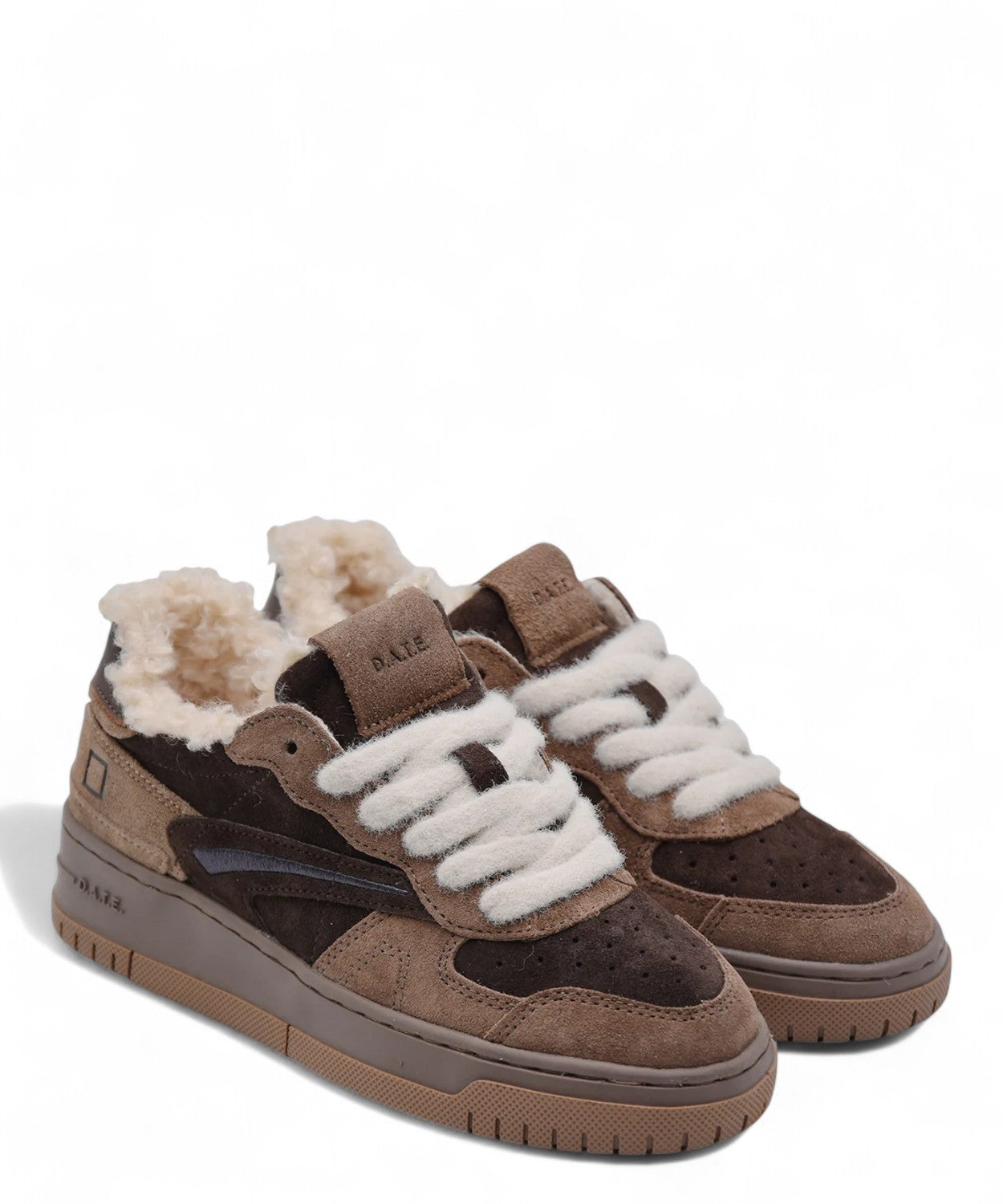 Sneakers Torneo Pure Mono in pelle scamosciata-D.A.T.E.-Sneakers-Vittorio Citro Boutique