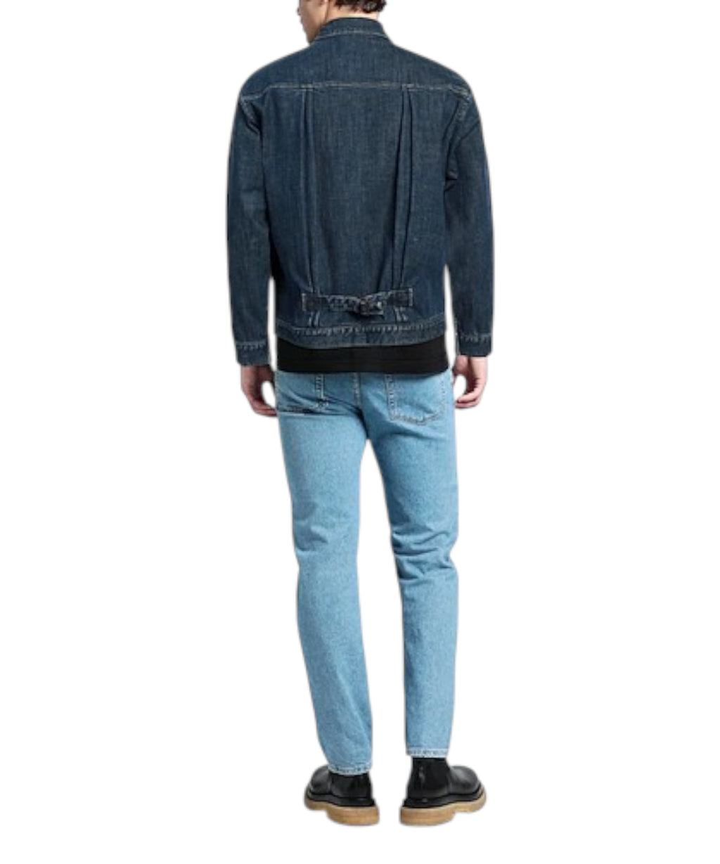 Blouson en jean Lardini avec poches appliquées