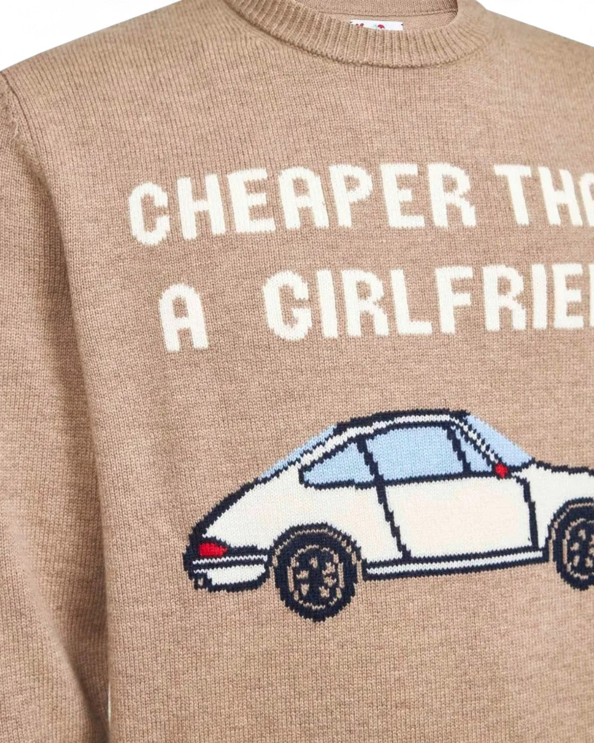 Maglione girocollo Heron "Cheaper" in Lana-Mc2 Saint Barth-Maglieria-Vittorio Citro Boutique