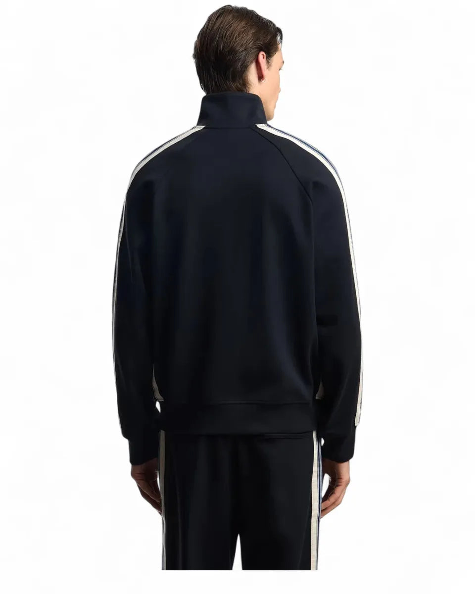Felpa Full Zip ASV con Bande a Contrasto-Emporio Armani-Felpe-Vittorio Citro Boutique