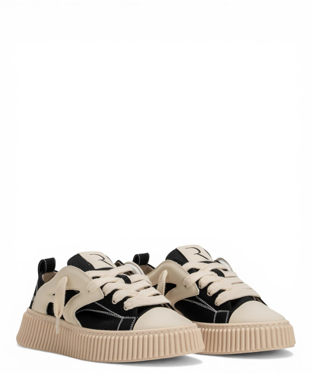 Baskets Rhun Skate en Toile Homme avec Inserts en Cuir