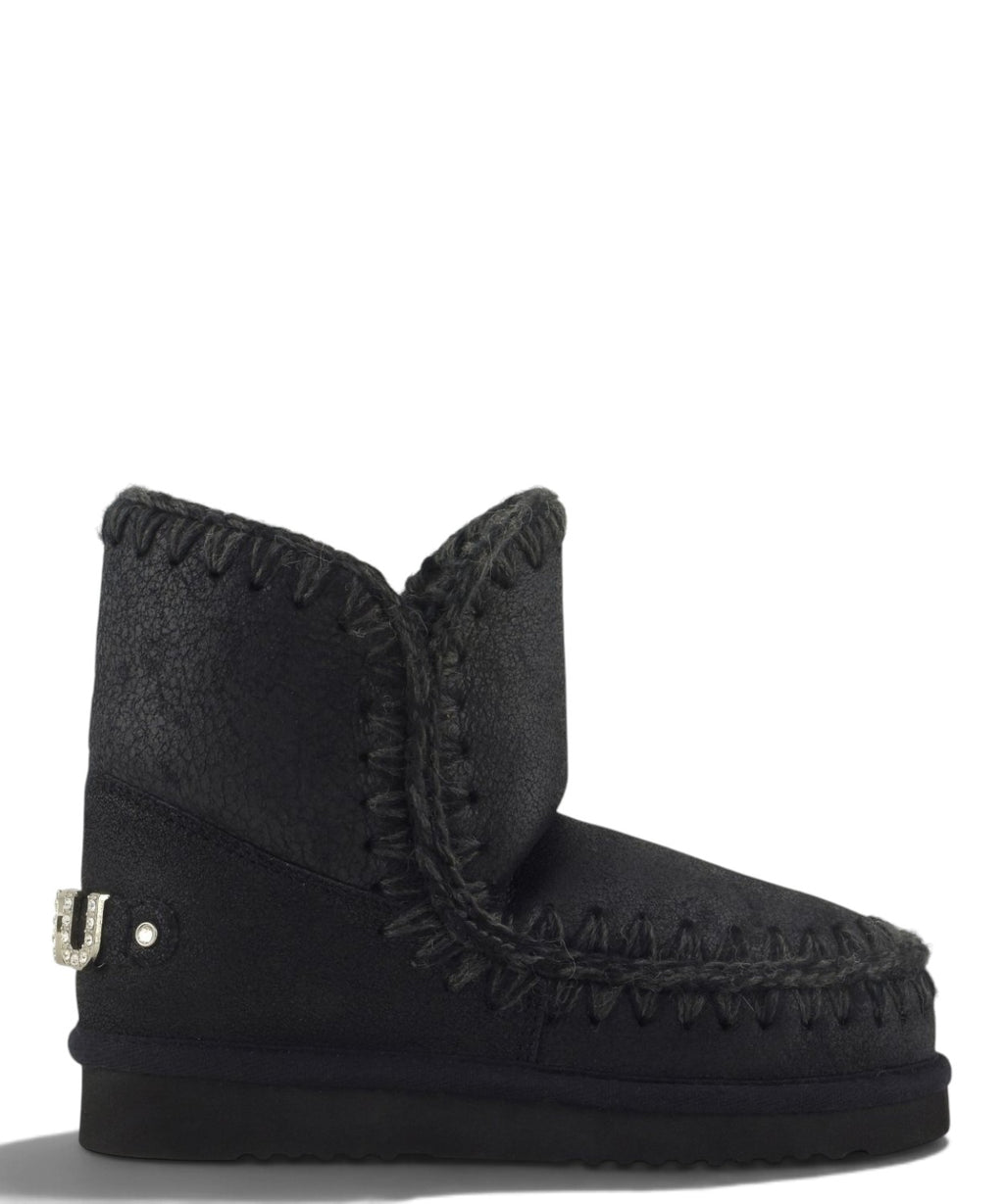 Bottine Eskimo 18 à logo en strass Mou
