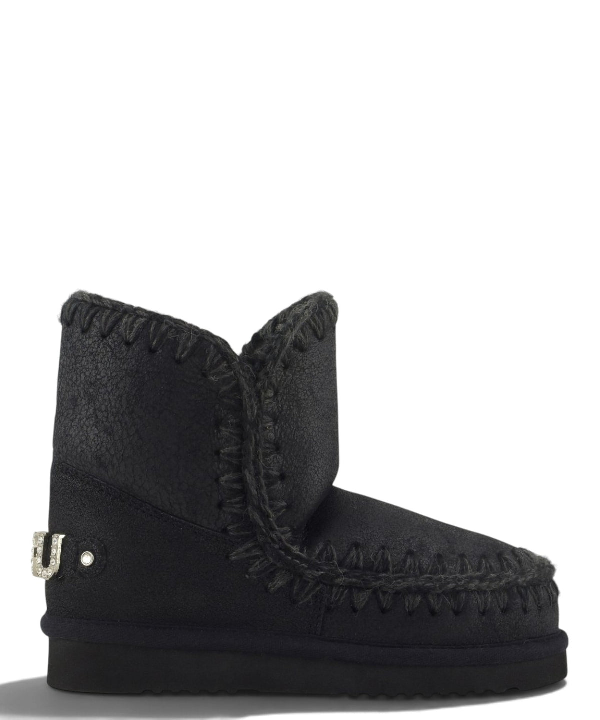 Bottine Eskimo 18 à logo en strass Mou