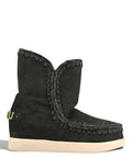 Bottes femme Mou New Inner Wedge Suede avec semelle compensée intérieure