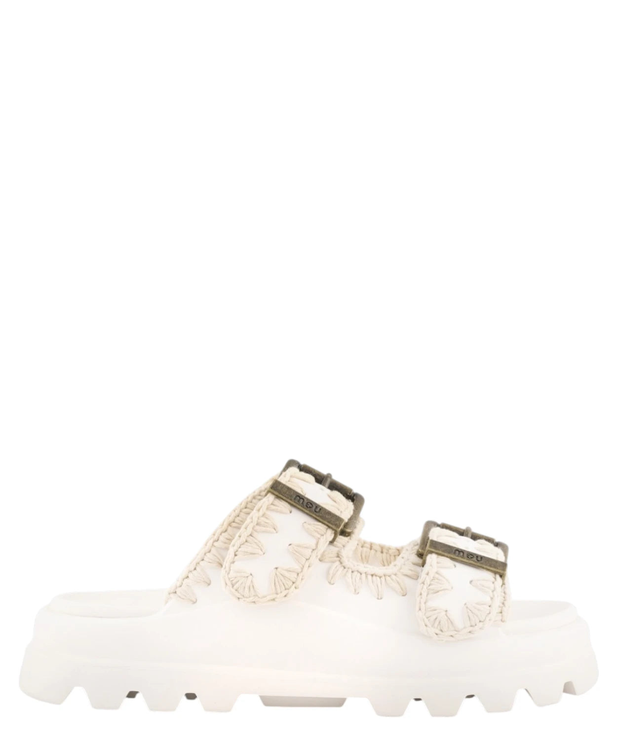 Mou Sandali Estivi Donna Eva One-Piece Slide a Due Fibbie