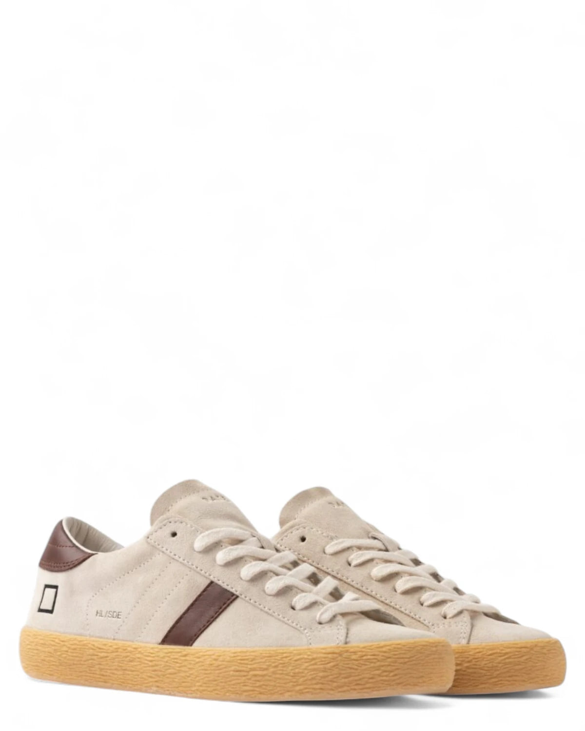 Sneakers Hill Low Suede Milk-D.A.T.E.-Sneakers-Vittorio Citro Boutique