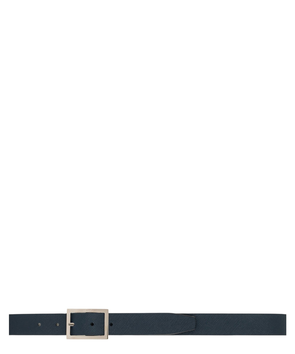 Cintura Reversibile Saffiano Double in Pelle 3 cm-Orciani-Cinture-Vittorio Citro Boutique