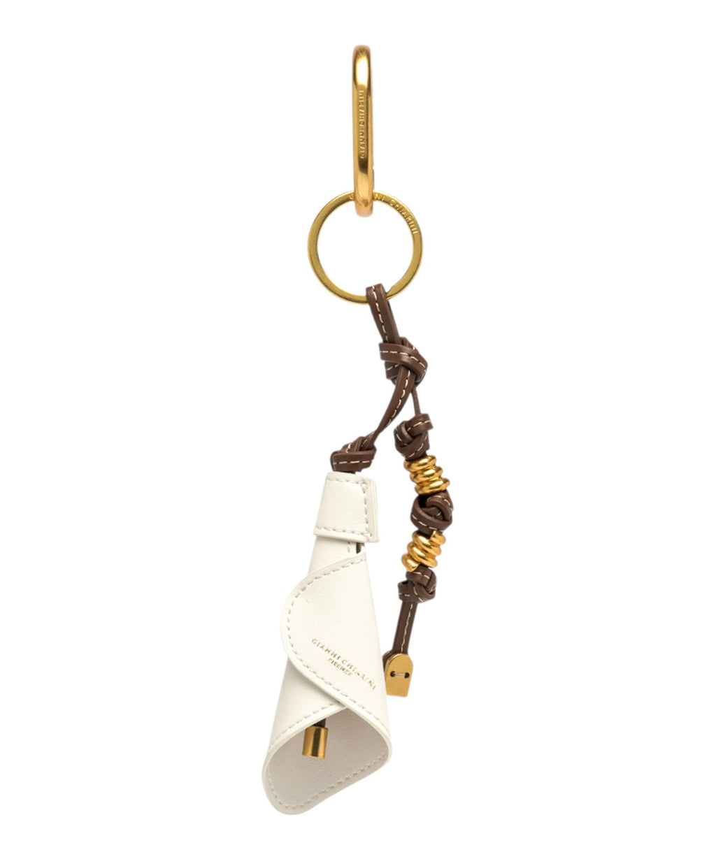 Porte-clés Charm Calla Gianni Chiarini en cuir