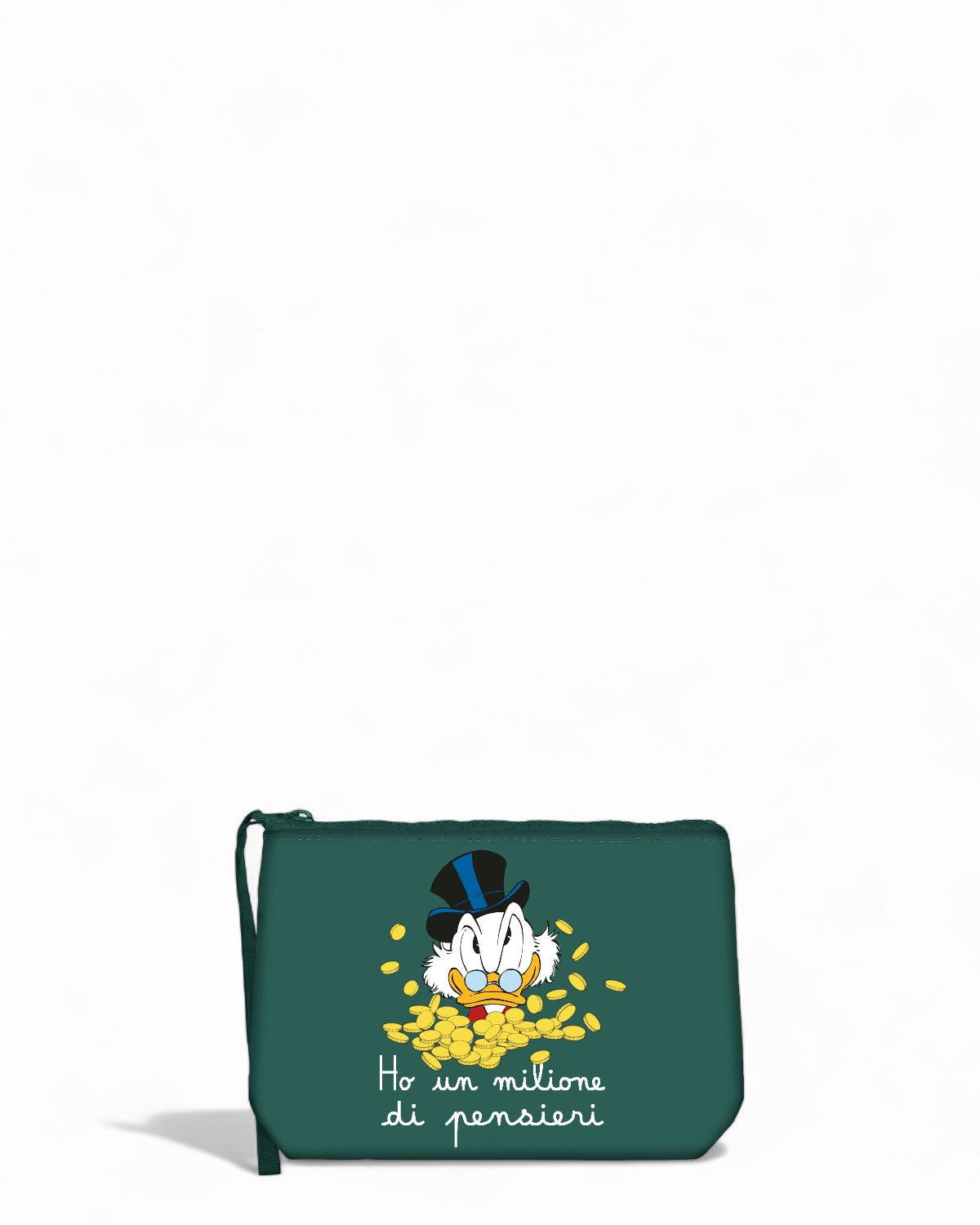 Pochette Aline con stampa logo e zip-Mc2 Saint Barth-Pochette-Vittorio Citro Boutique