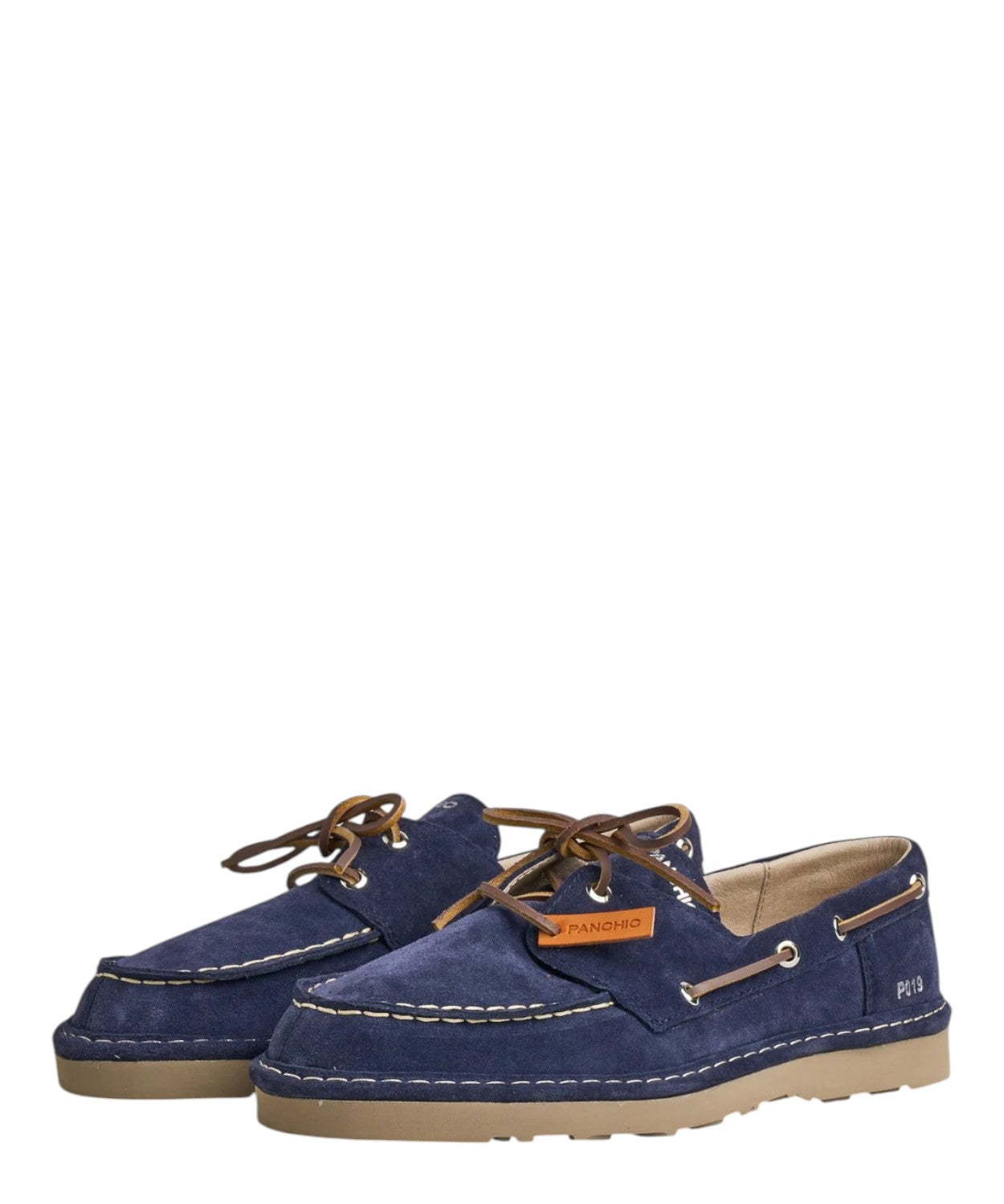 Chaussures à lacets homme P019 en daim