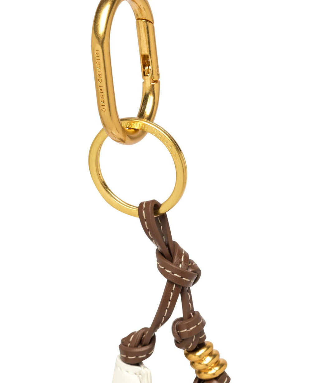 Porte-clés Charm Calla Gianni Chiarini en cuir