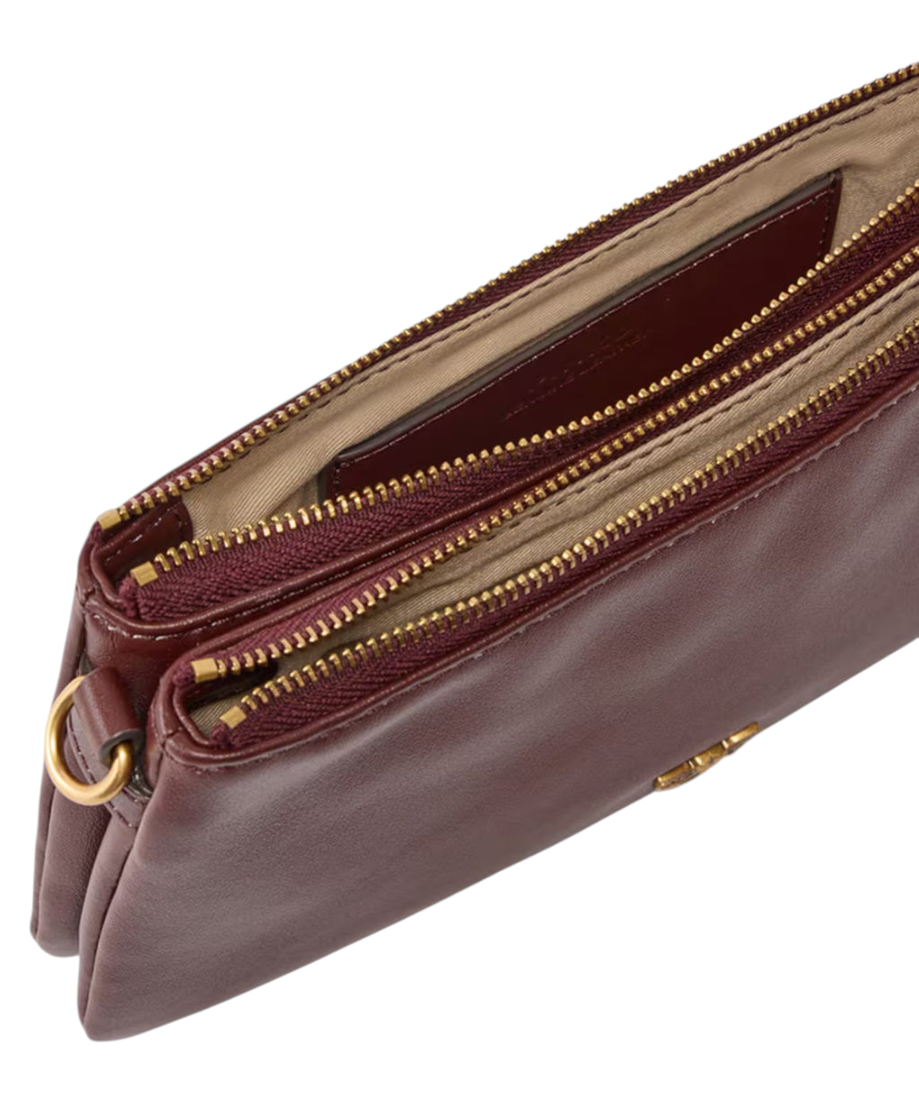 Sac bandoulière PINKO Mini Double Bag en cuir