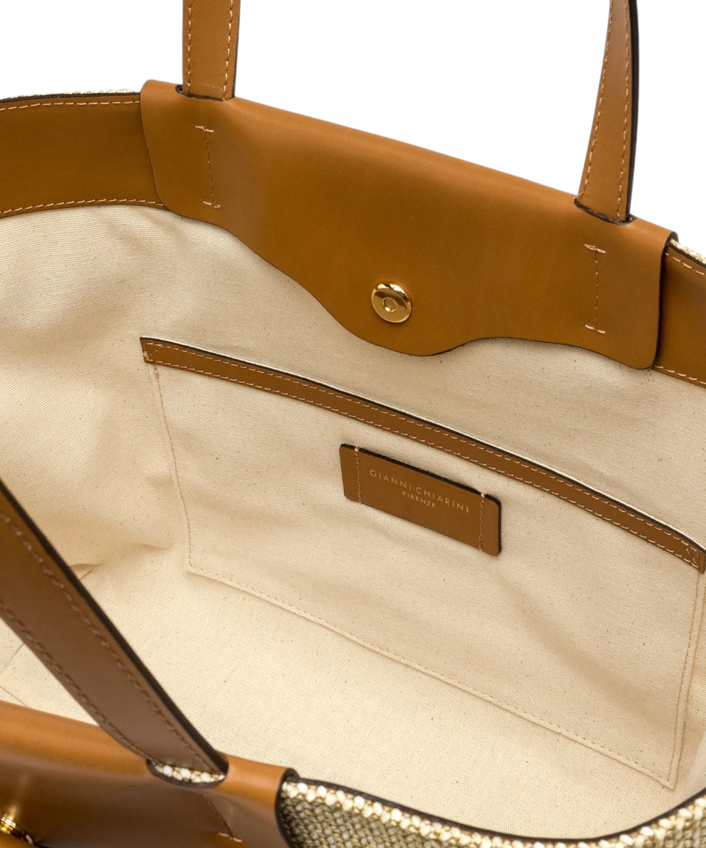 Shopper Gianni Chiarini BELTY en paille