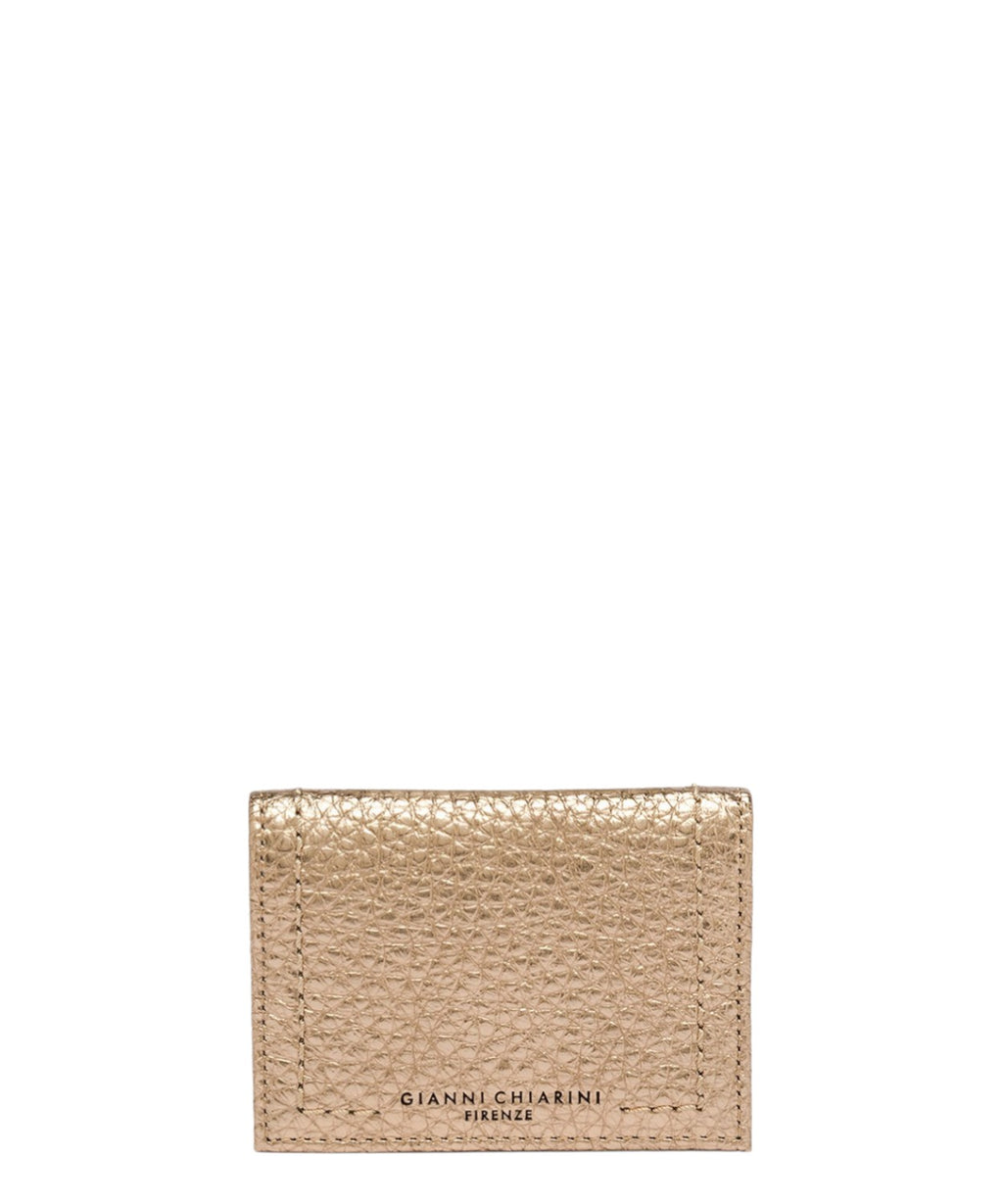 Gianni Chiarini petit portefeuille en cuir grainé