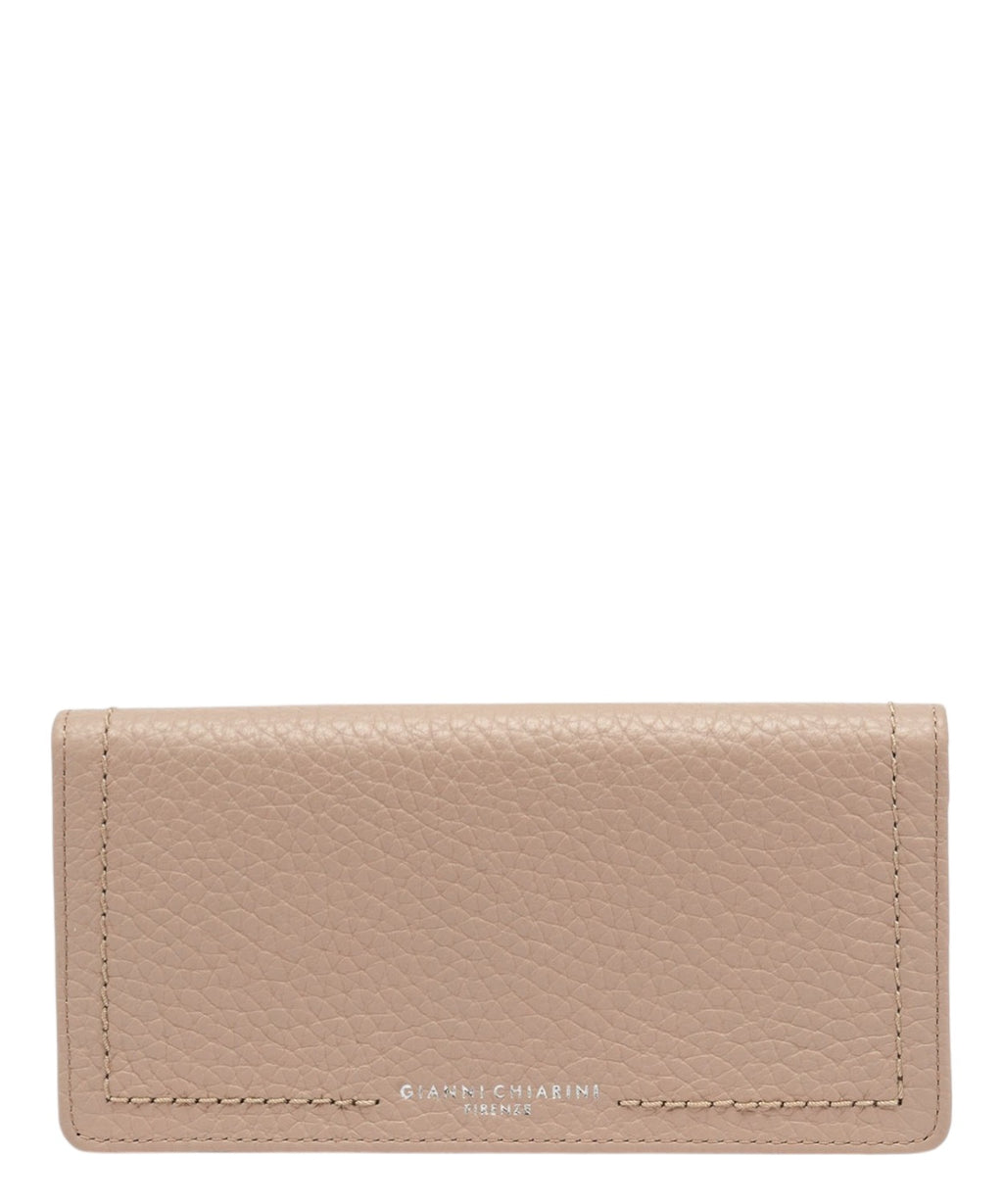 Portefeuille Gianni Chiarini Bubble en cuir avec bouton pression