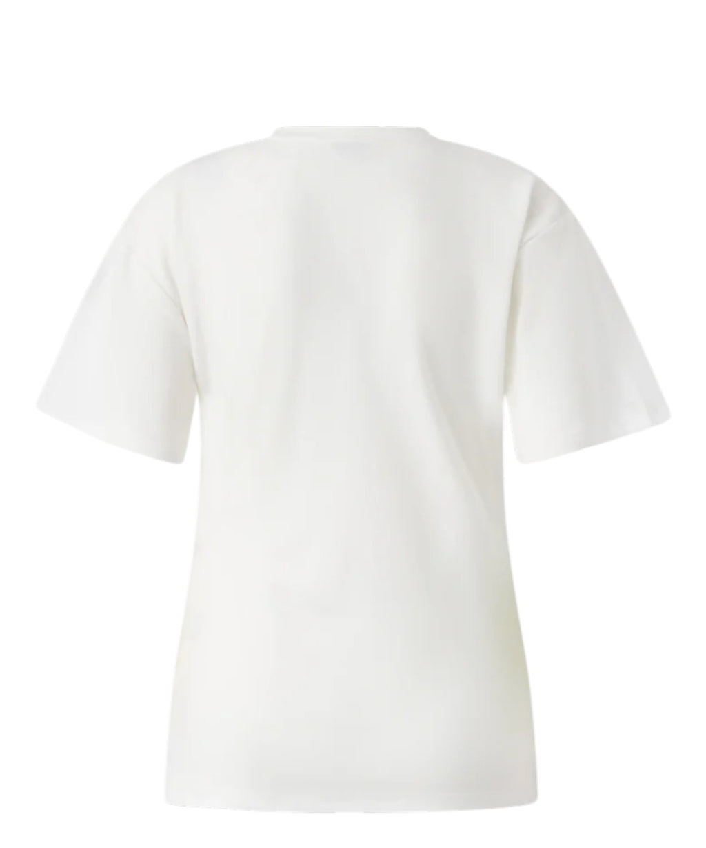 T-shirt Mary Pinko en coton avec drapé