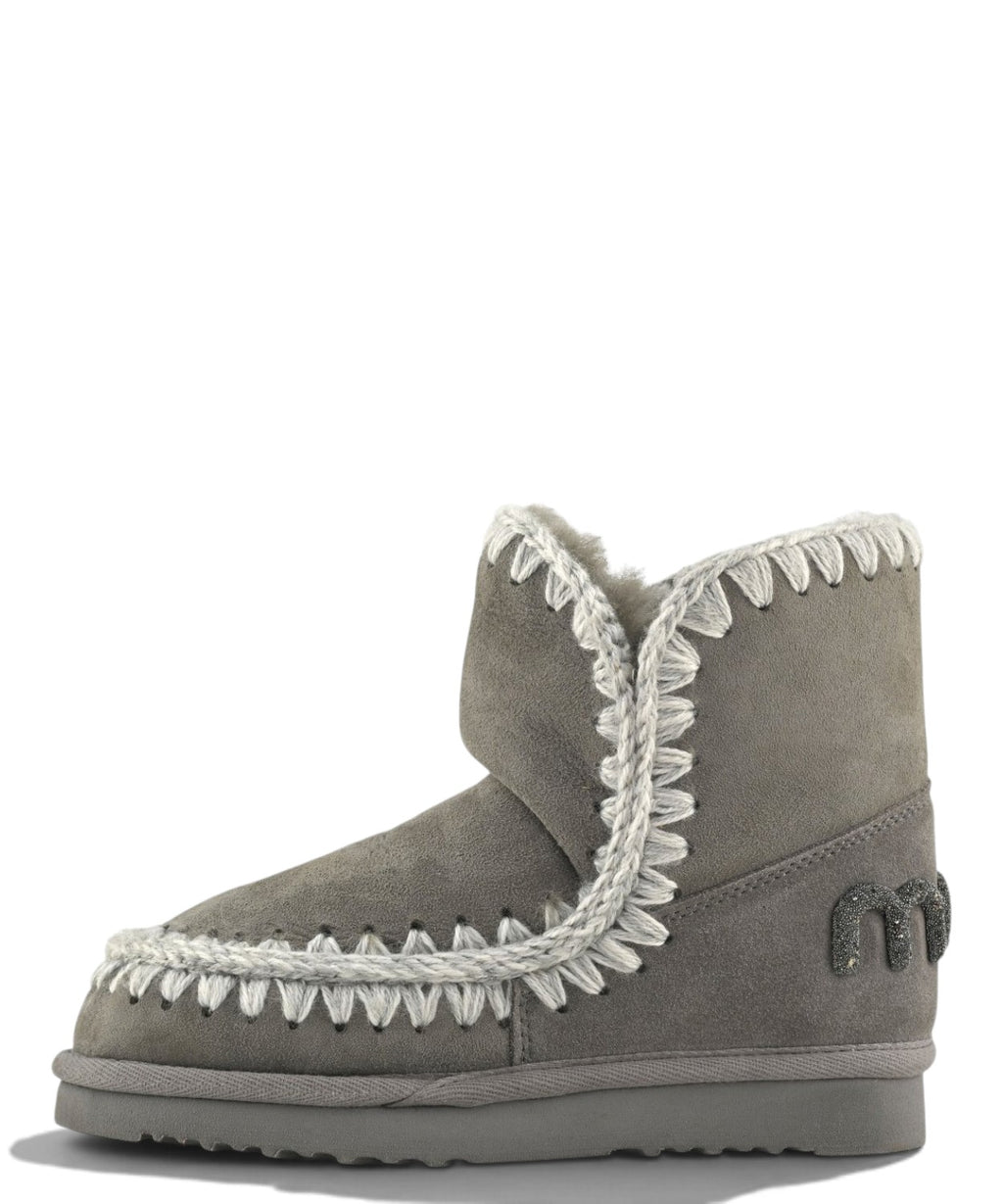 Bottes femme Mou Eskimo 18 Glitter Logo en peau lainée