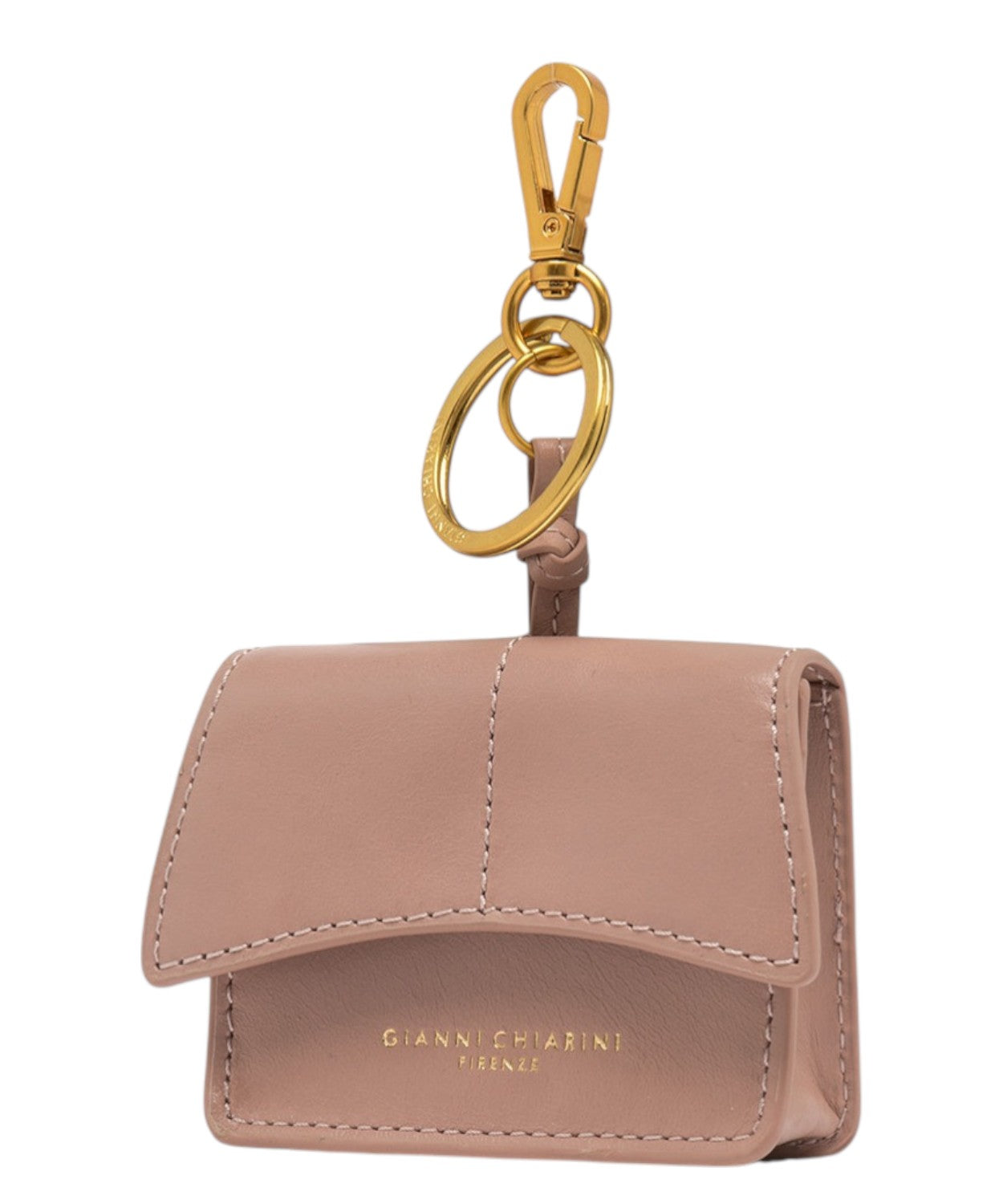 Gianni Chiarini Charm pelle stropicciata Porta Airpods
