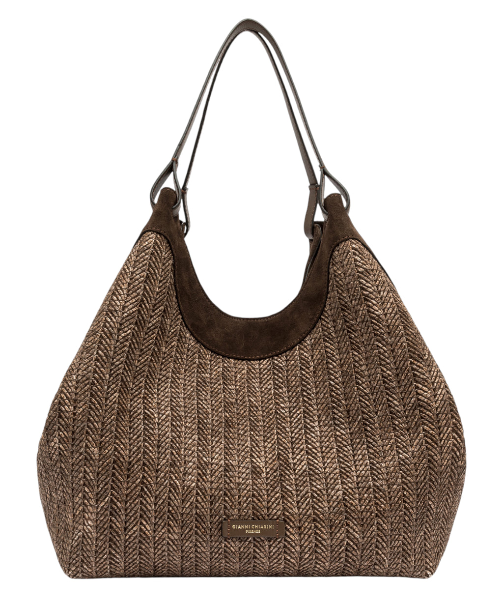 Gianni Chiarini Dua Sac en Paille Tressée