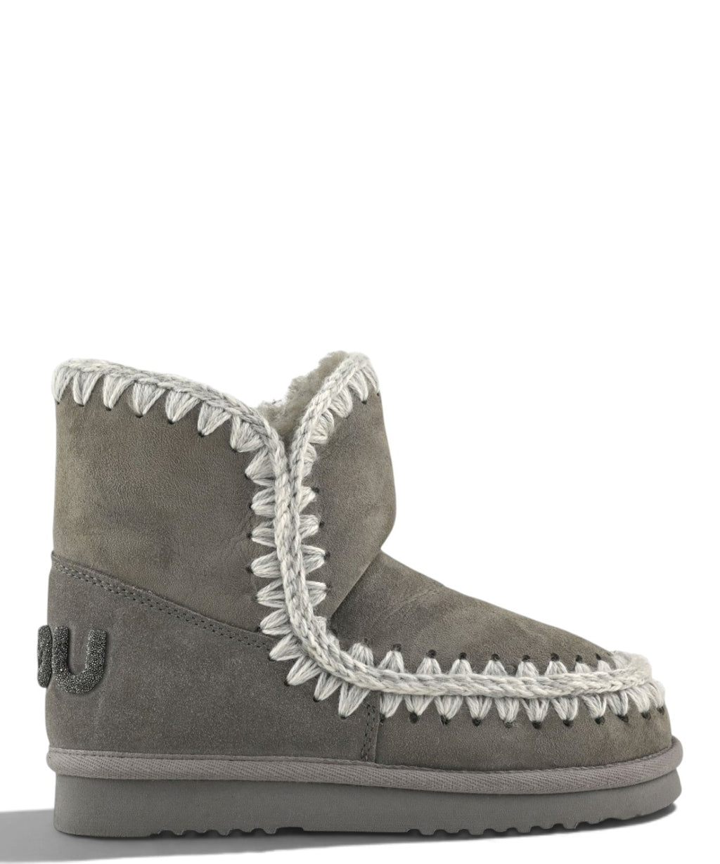 Bottes femme Mou Eskimo 18 Glitter Logo en peau lainée