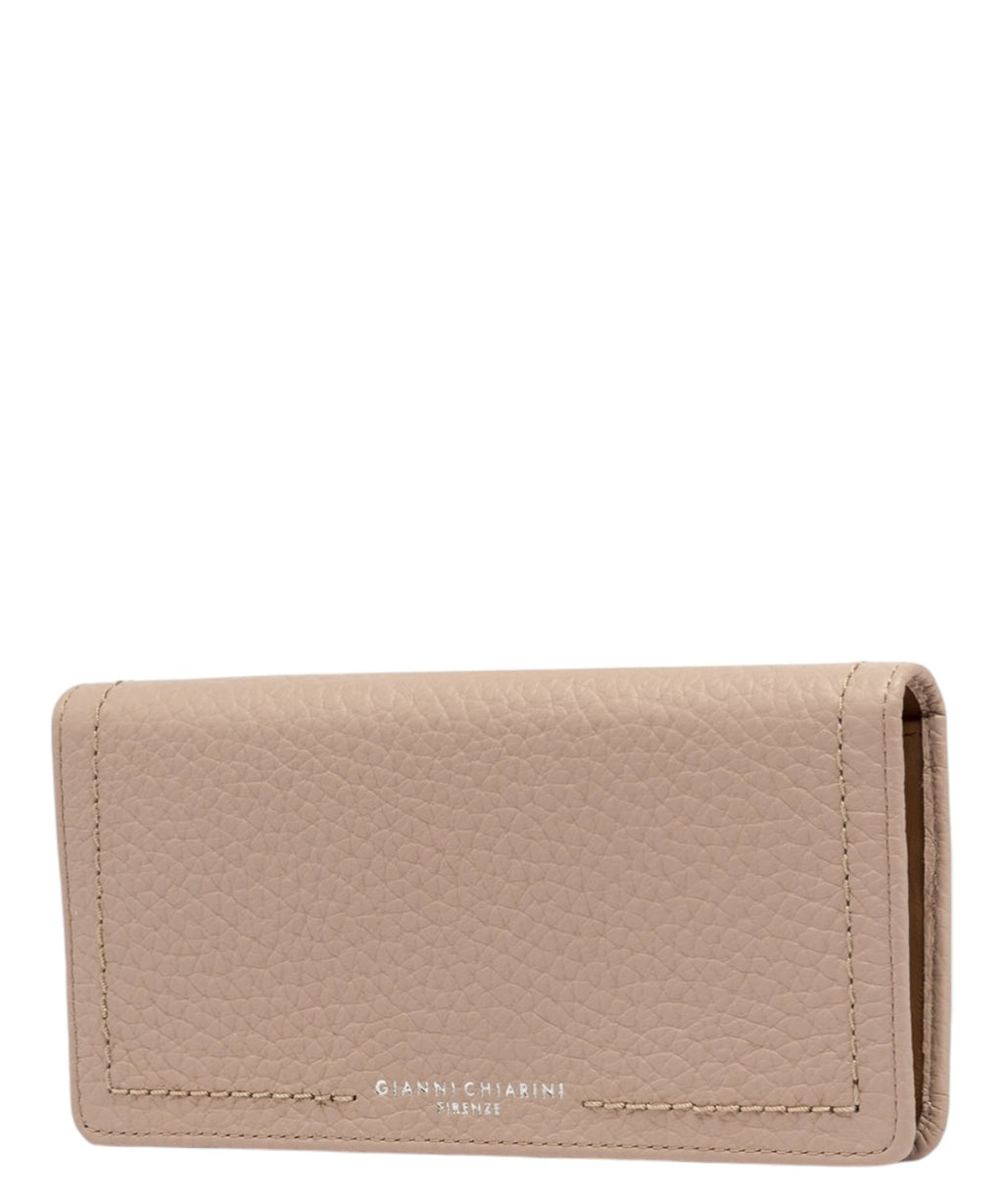 Portefeuille Gianni Chiarini Bubble en cuir avec bouton pression