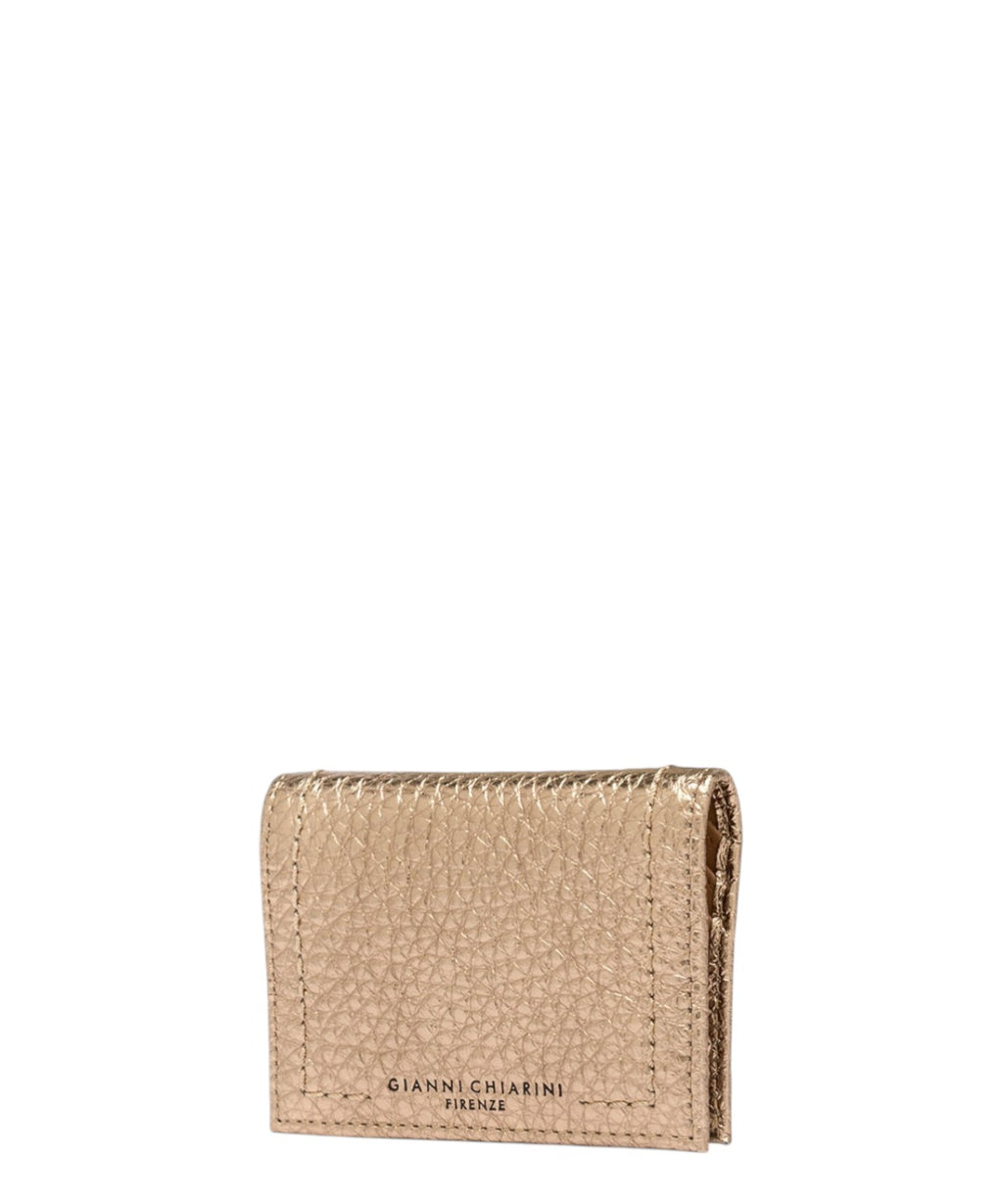 Gianni Chiarini petit portefeuille en cuir grainé