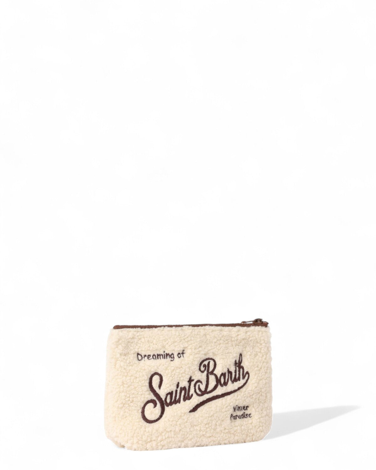 Pochette Aline Teddy con logo-Mc2 Saint Barth-Pochette-Vittorio Citro Boutique