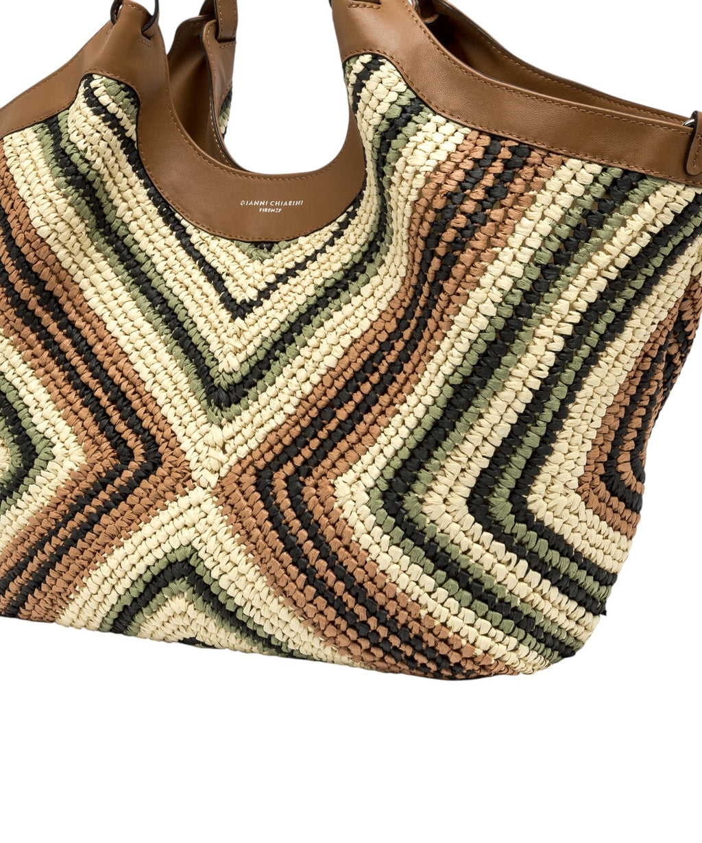 Sac DUA Gianni Chiarini en paille tressée