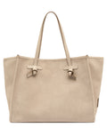 Sac Shopping Marcella en Cuir Velours
