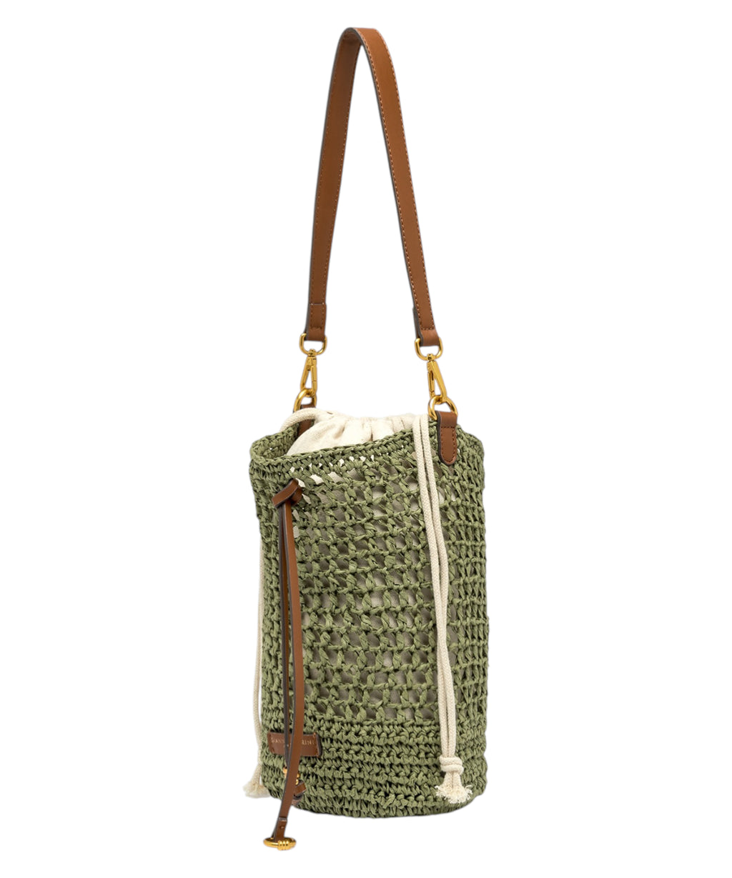 Gianni Chiarini Nefeli Sac Seau en Paille Crochet