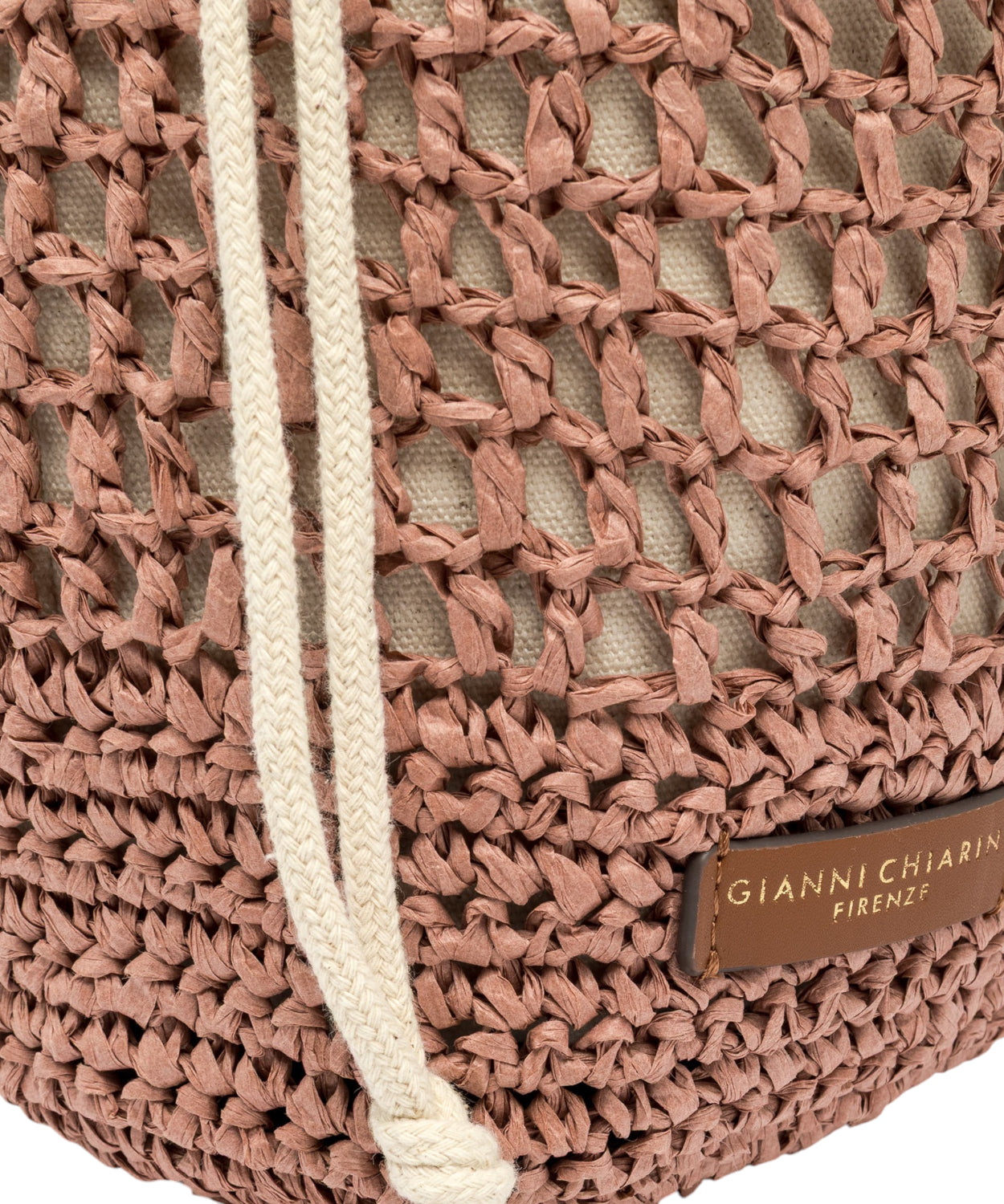 Gianni Chiarini Nefeli Secchiello in Paglia Crochet
