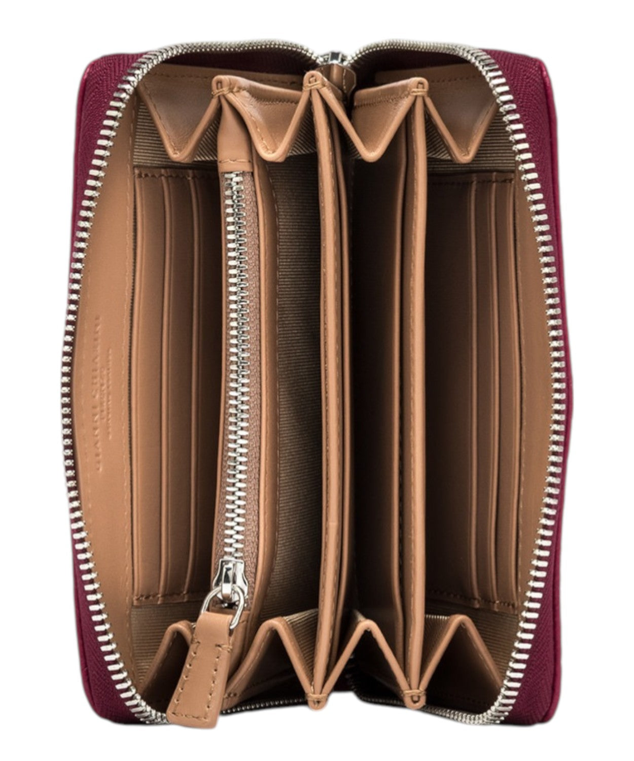 Portafoglio Gianni Chiarini con Zip in Pelle Grana Maxi