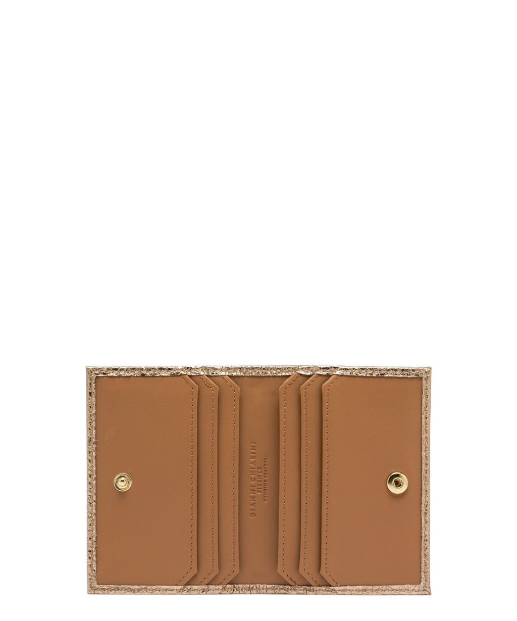 Gianni Chiarini petit portefeuille en cuir grainé