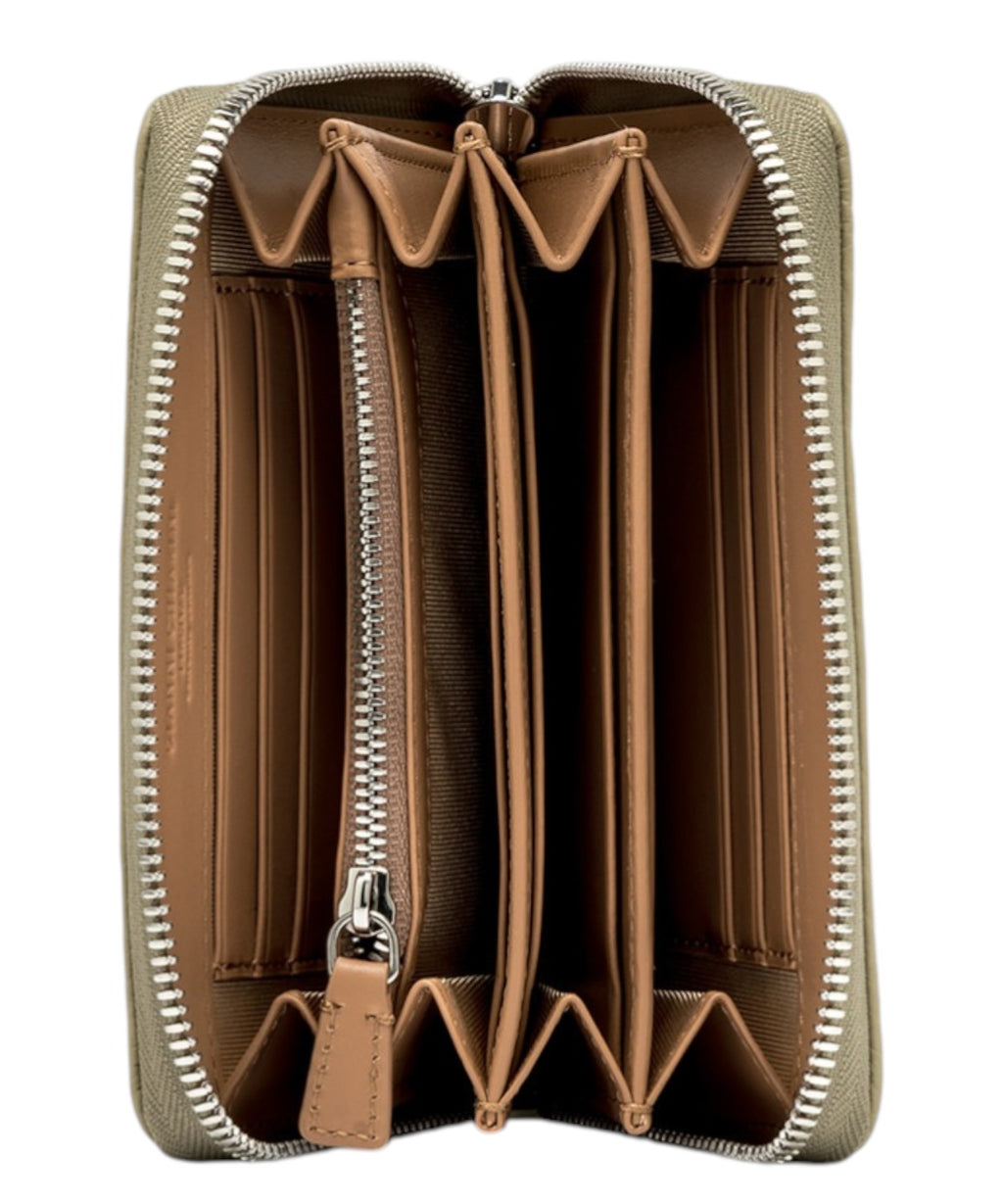 Portefeuille Gianni Chiarini en cuir grain maxi