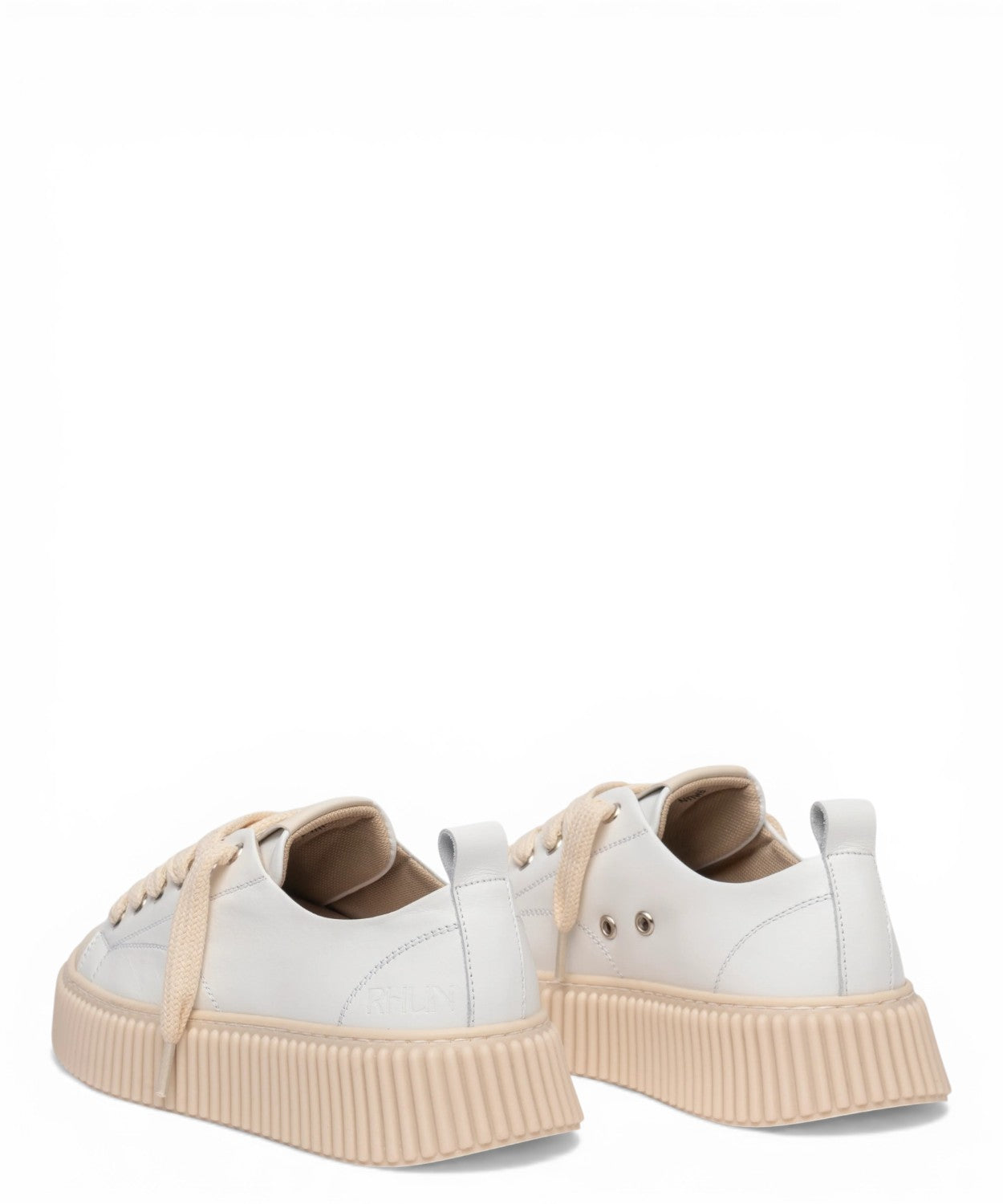 Baskets Rhun 2020 Treble en cuir blanc